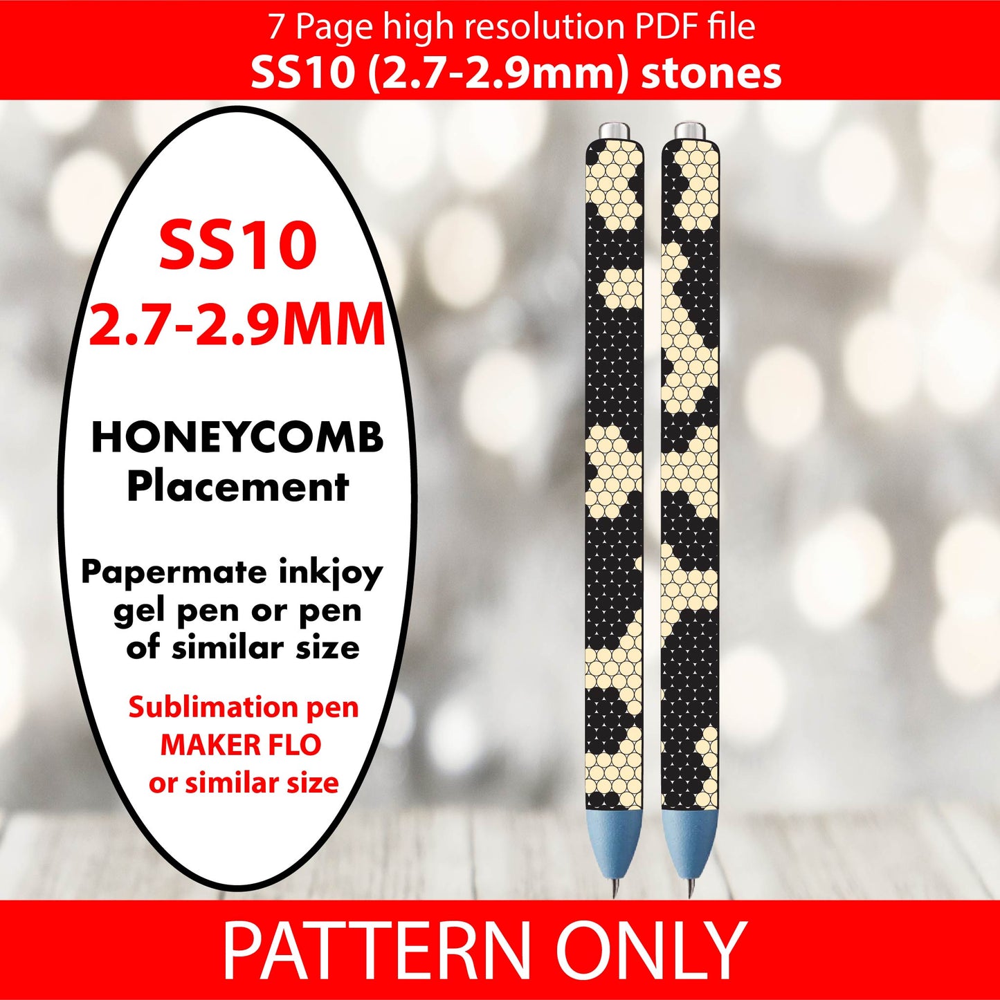 SS10 (2.7-2.9mm) Abstract Bones Bling Pen,Spooky Season,stainless pen blank templates,rhinestone graph,Halloween bling pen,october bling,scary movies,diy