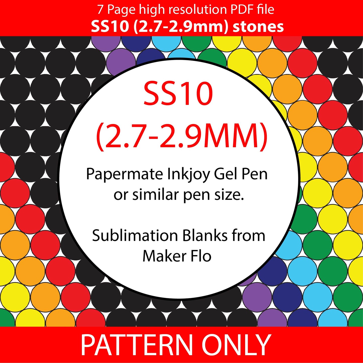SS10 (2.7-2.9mm) Black Rainbow Twist bling pen,bling pen template,Rhinestone pen pattern,Graph template,Rhinestone template,diy,dotz,nightime hearts, heart bling pen, bling pen wraps, pen sublimation wraps