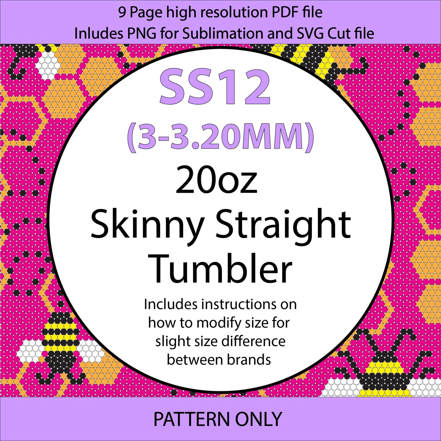 SS12 (3-3.2mm) Hot Pink Honeybees bling tumbler,rhintestone template,bling graph,tumbler wrap,bling sublimation,PNG,pdf,svg,diy,golden honeycomb