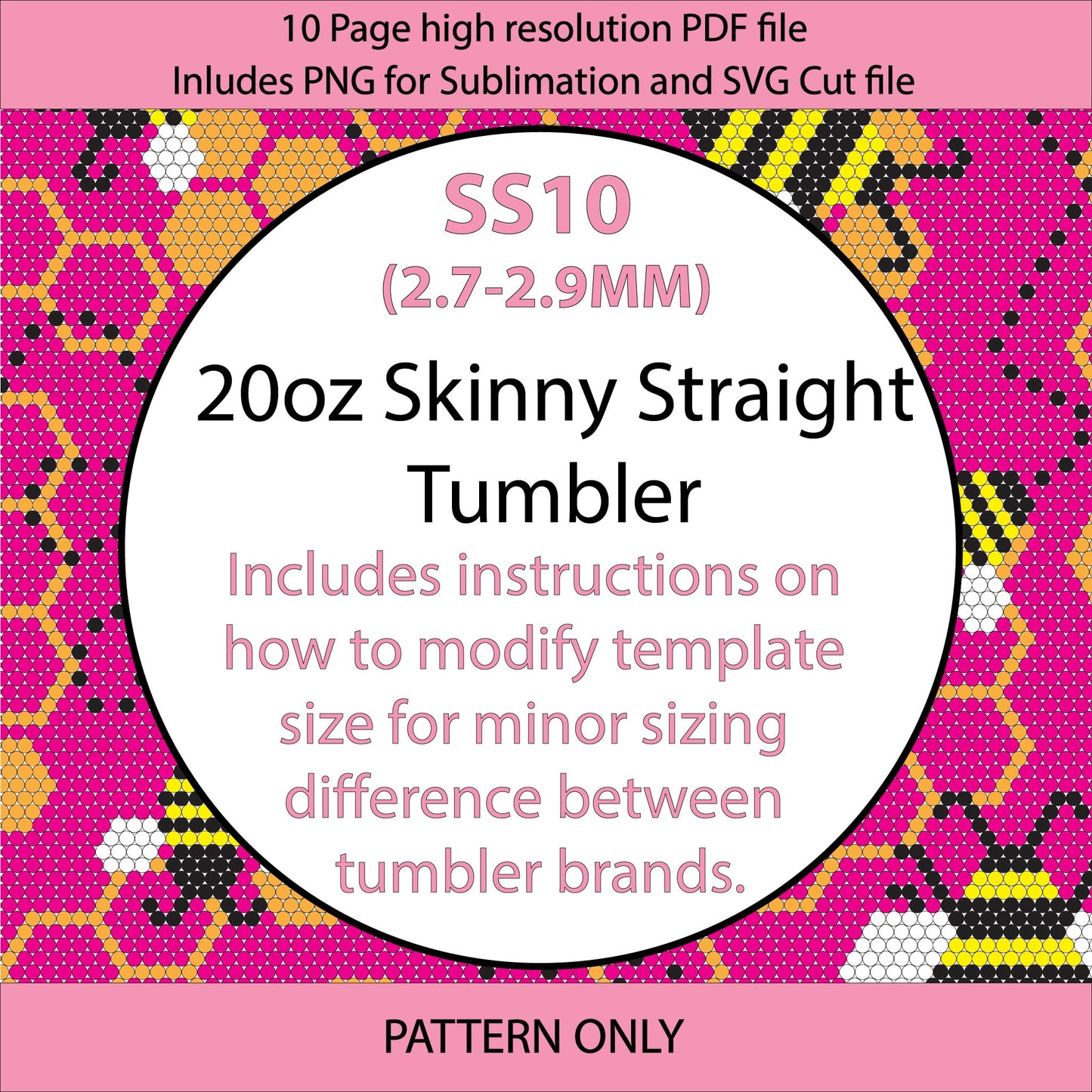 SS10 (2.7-2.9mm) Hot Pink Honeybees bling tumbler,rhintestone template,bling graph,tumbler wrap,bling sublimation,PNG,pdf,svg,diy,golden honeycomb