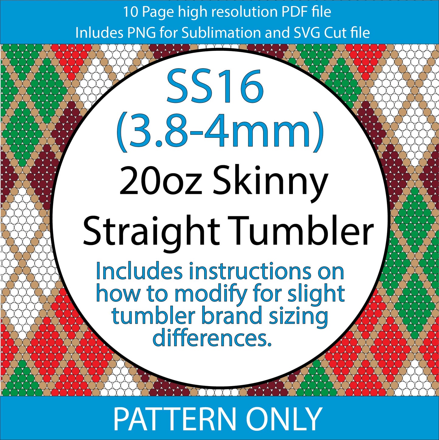 SS16 (3.8-4mm) Santas Argyle bling tumbler pattern,rhinestone tumblers,rhinestone patterns,bling patterns,diy,sublimation,png,svg