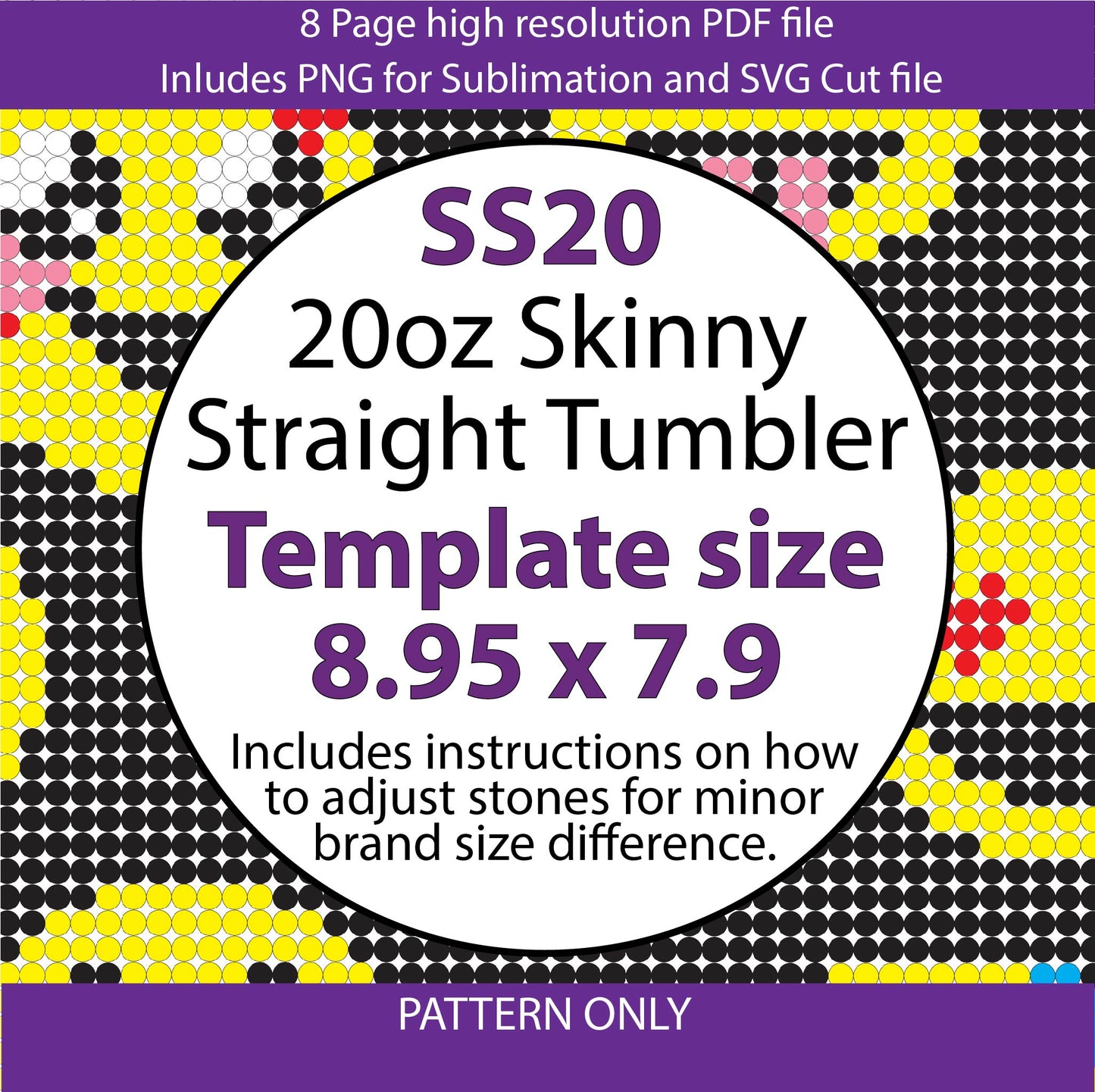 SS20 (4.8-5mm) Emoticon bling tumbler,stones,bling pattern,tumbler graph,rhinestone tumbler,linear template,laughing emote,crying emote,birthday gift