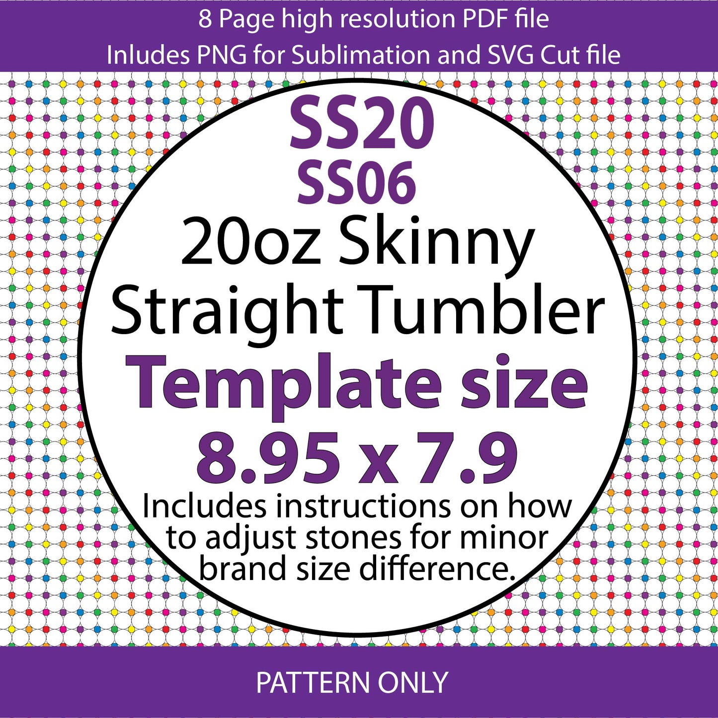 SS20 & SS06 Dual stone size Hidden Rainbow Stripe bling tumbler,tumbler graph,rhinestone tumbler,Linear Honeycomb placement,magic eye,diy