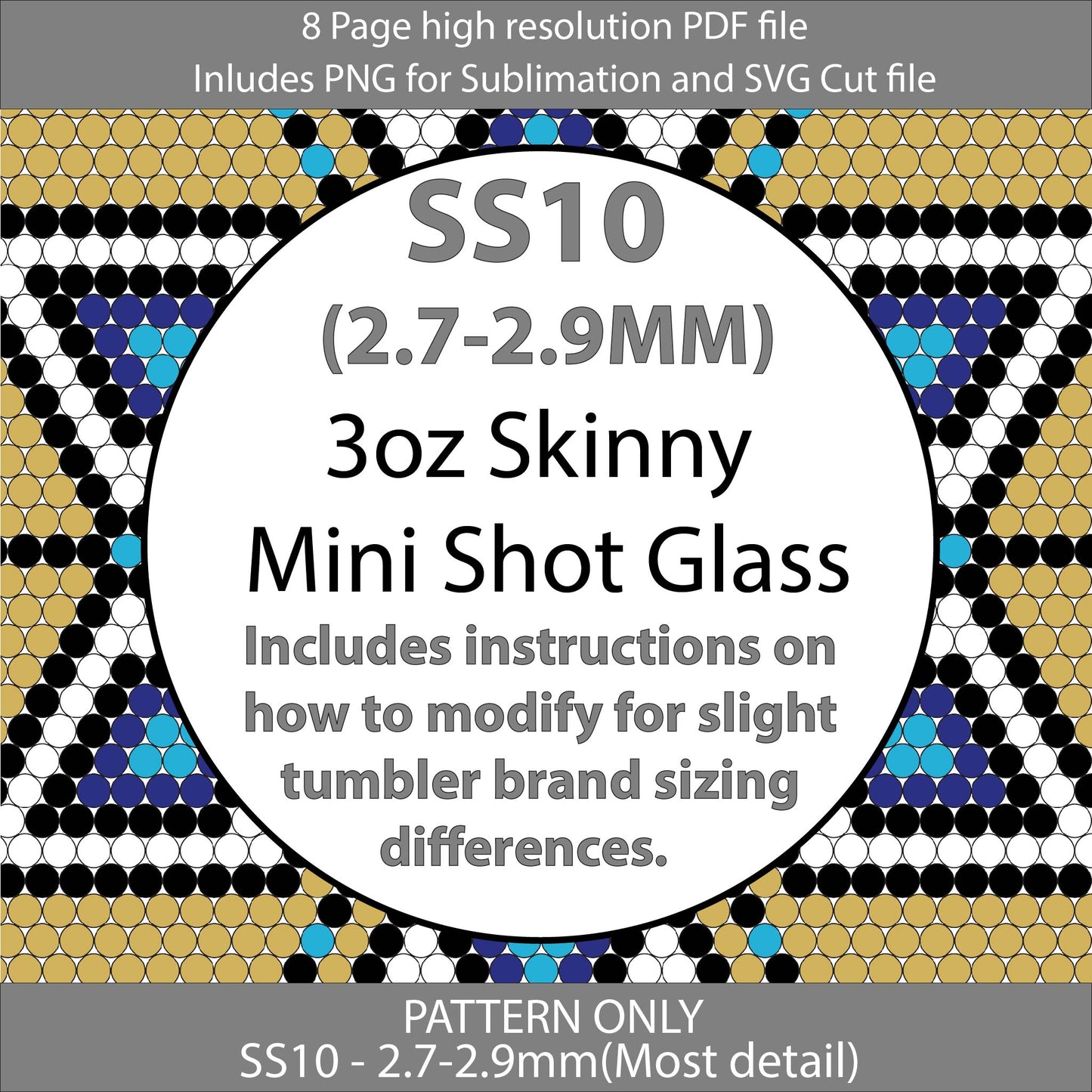 SS10 (2.7-2.9mm) 3oz Golden Evil Eye Mini Skinny Tumbler,rhintestone template,bling graph,tumbler wrap,bling sublimation,PNG,pdf,svg,diy