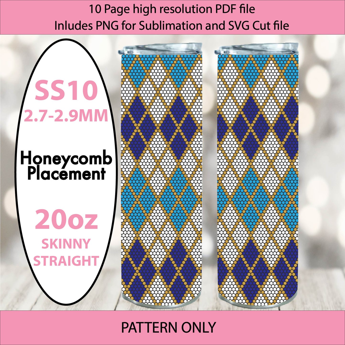 SS20 (4.8-5mm) Hanukkah Argyle bling tumbler pattern,rhinestone tumblers,rhinestone patterns,bling patterns,diy,leopard bling,sublimation,png,svg