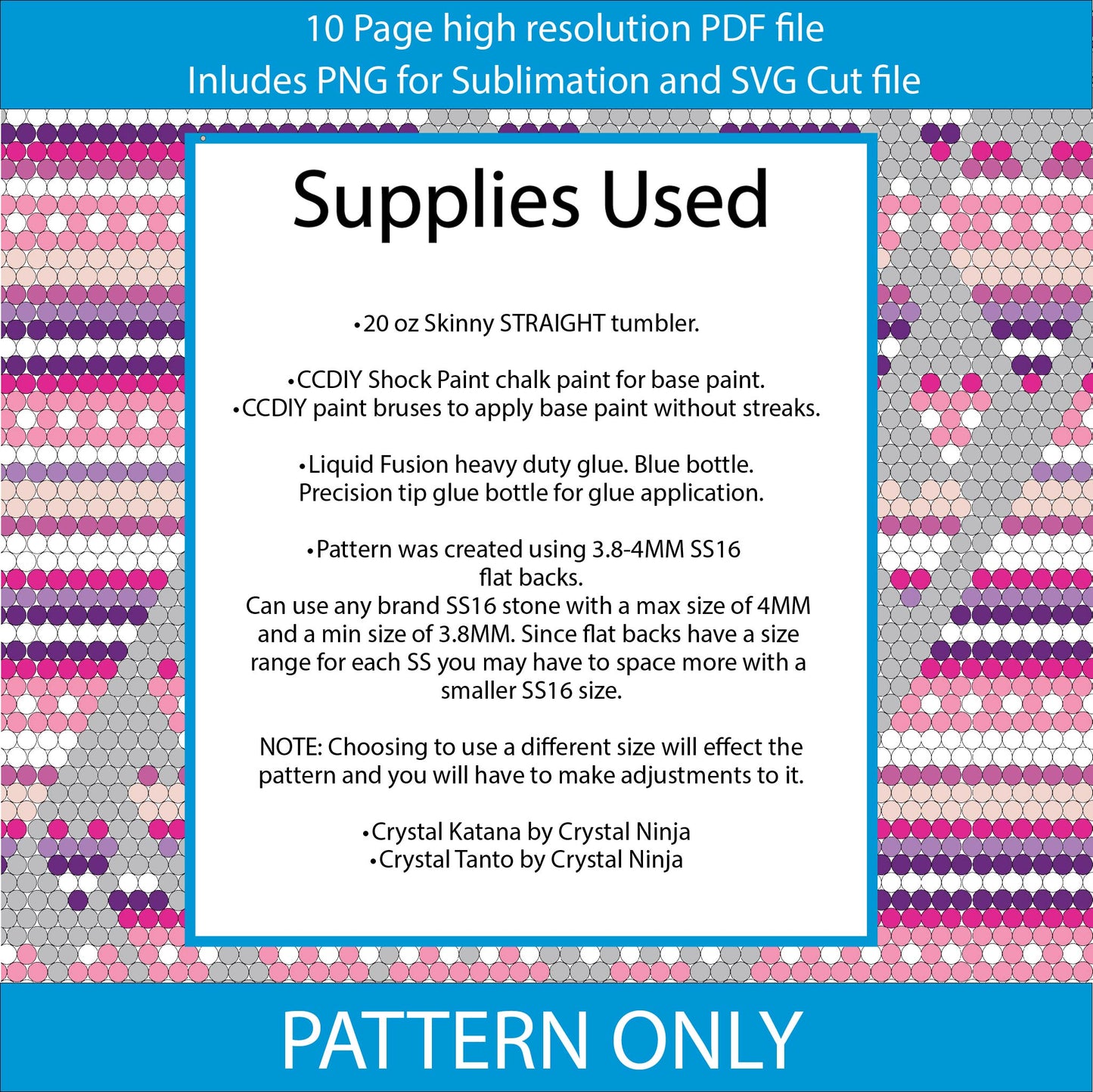SS16 (3.8-4mm) Serape Hearts bling tumbler,stones,bling pattern,tumbler graph,rhinestone tumbler,honeycomb template,dotz,valentines day,heart template