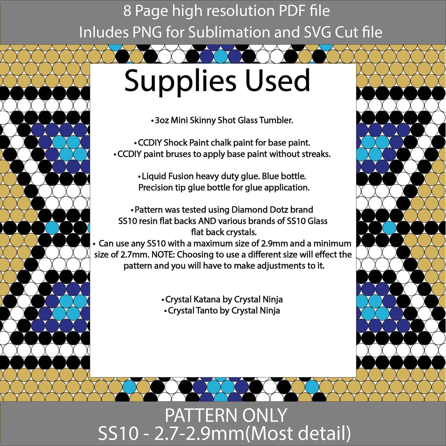 SS10 (2.7-2.9mm) 3oz Golden Evil Eye Mini Skinny Tumbler,rhintestone template,bling graph,tumbler wrap,bling sublimation,PNG,pdf,svg,diy