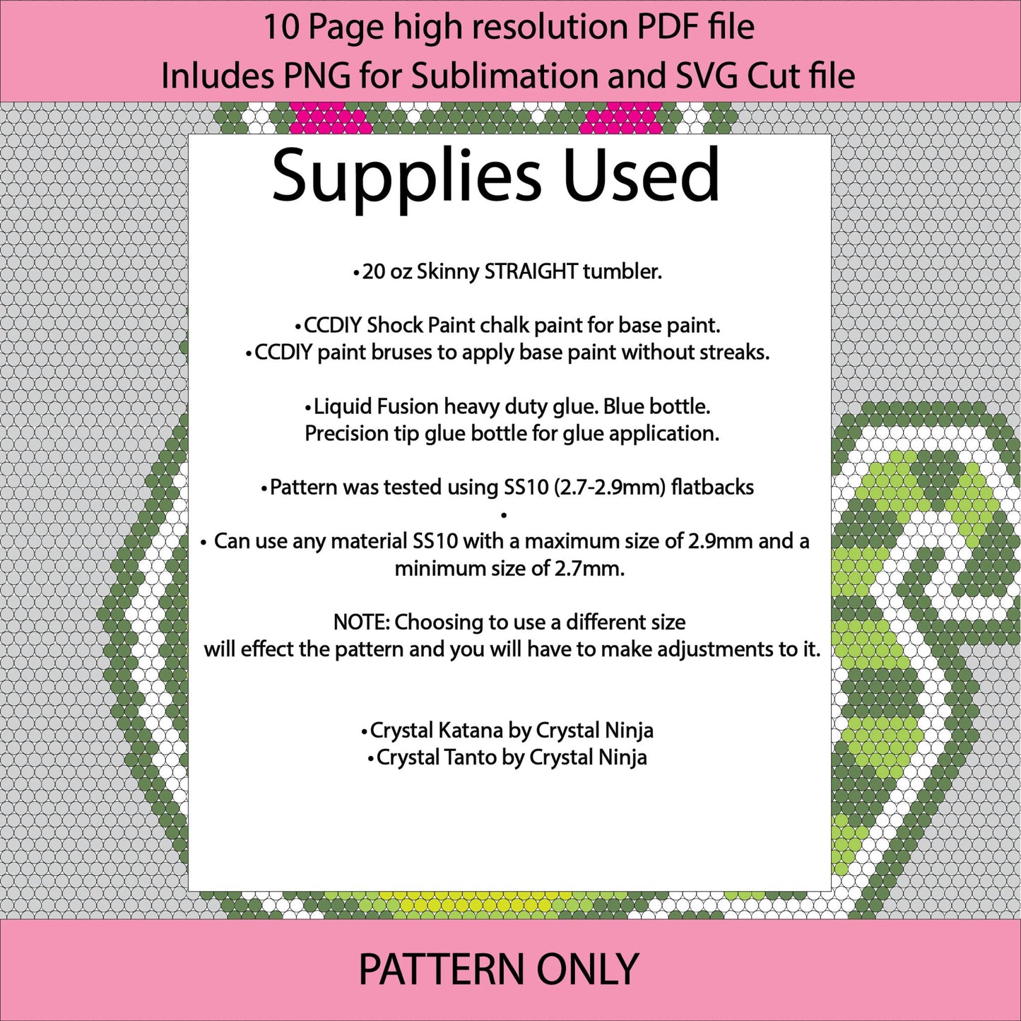 SS10 (2.7-2.9mm) Cat-Vocado bling tumbler,rhintestone template,bling graph,tumbler wrap,bling sublimation,PNG,pdf,svg,diy,cute fruit,kawaii avocado, kawaii cat