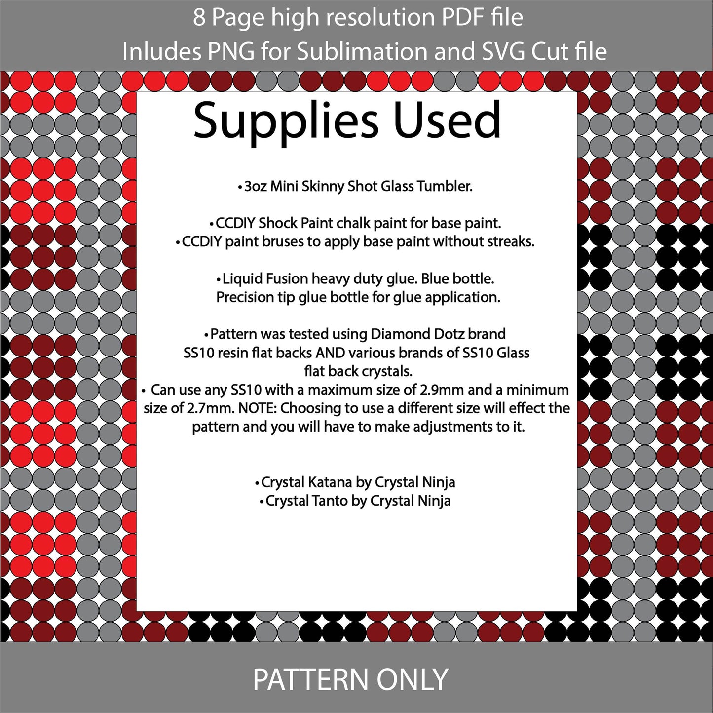 SS10 (2.7-2.9mm) 3oz Buffalo Plaid Mini Skinny Tumbler,rhintestone template,bling graph,tumbler wrap,bling sublimation,PNG,pdf,svg,diy
