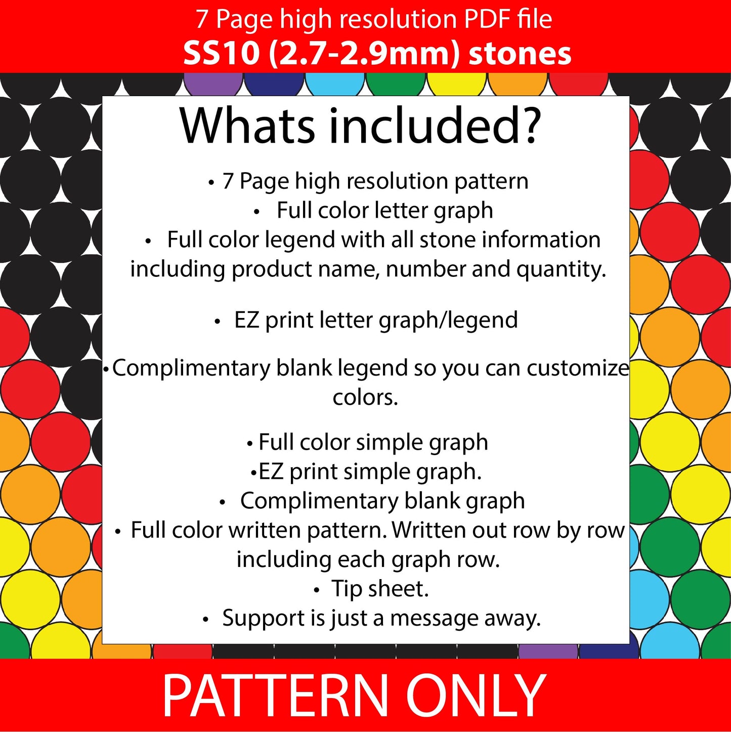SS10 (2.7-2.9mm) Black Rainbow Twist bling pen,bling pen template,Rhinestone pen pattern,Graph template,Rhinestone template,diy,dotz,nightime hearts, heart bling pen, bling pen wraps, pen sublimation wraps