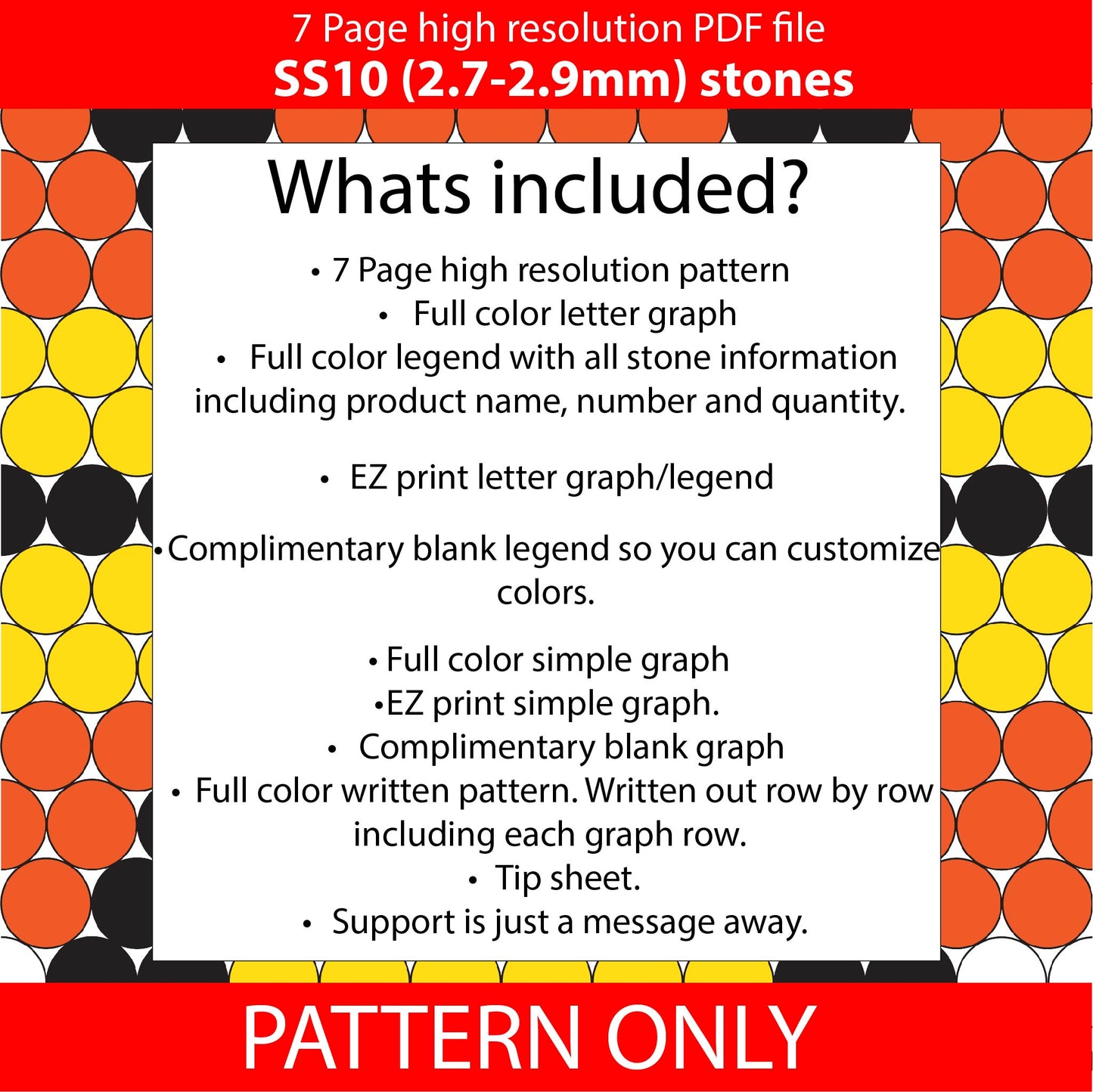 SS10 (2.7-2.9mm) Candy Corn Diamonds bling pen,bling pen template,Rhinestone pen pattern,Graph template,Rhinestone template,diy,dotz,halloween,spooky diamonds, candy wraps
