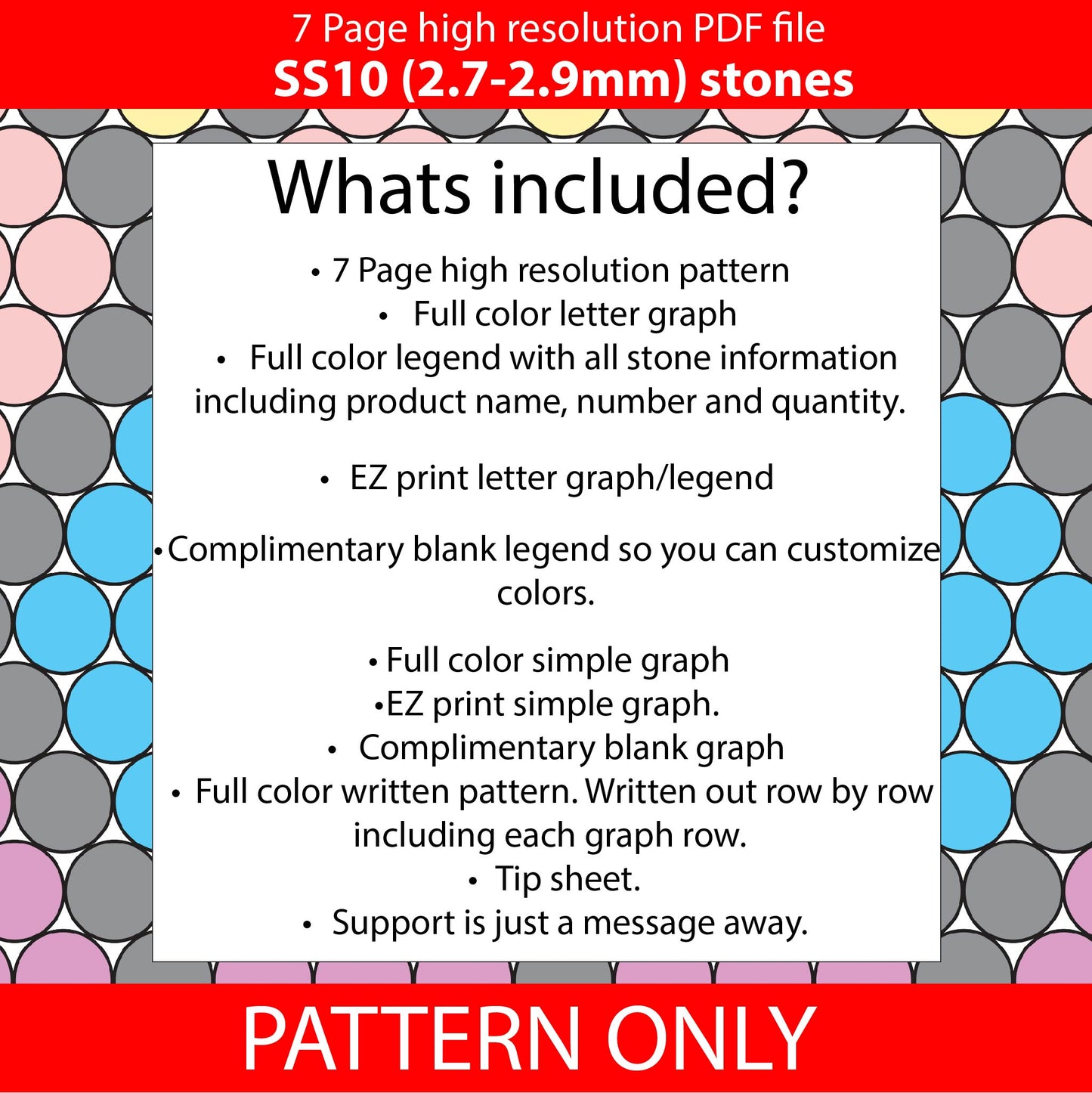 SS10 (2.7-2.9mm) Shiny Spring Argyle bling pen template,rhinestone pen pattern,bling pattern,rhinestone template,honeycomb,teacher gift,gifts for her