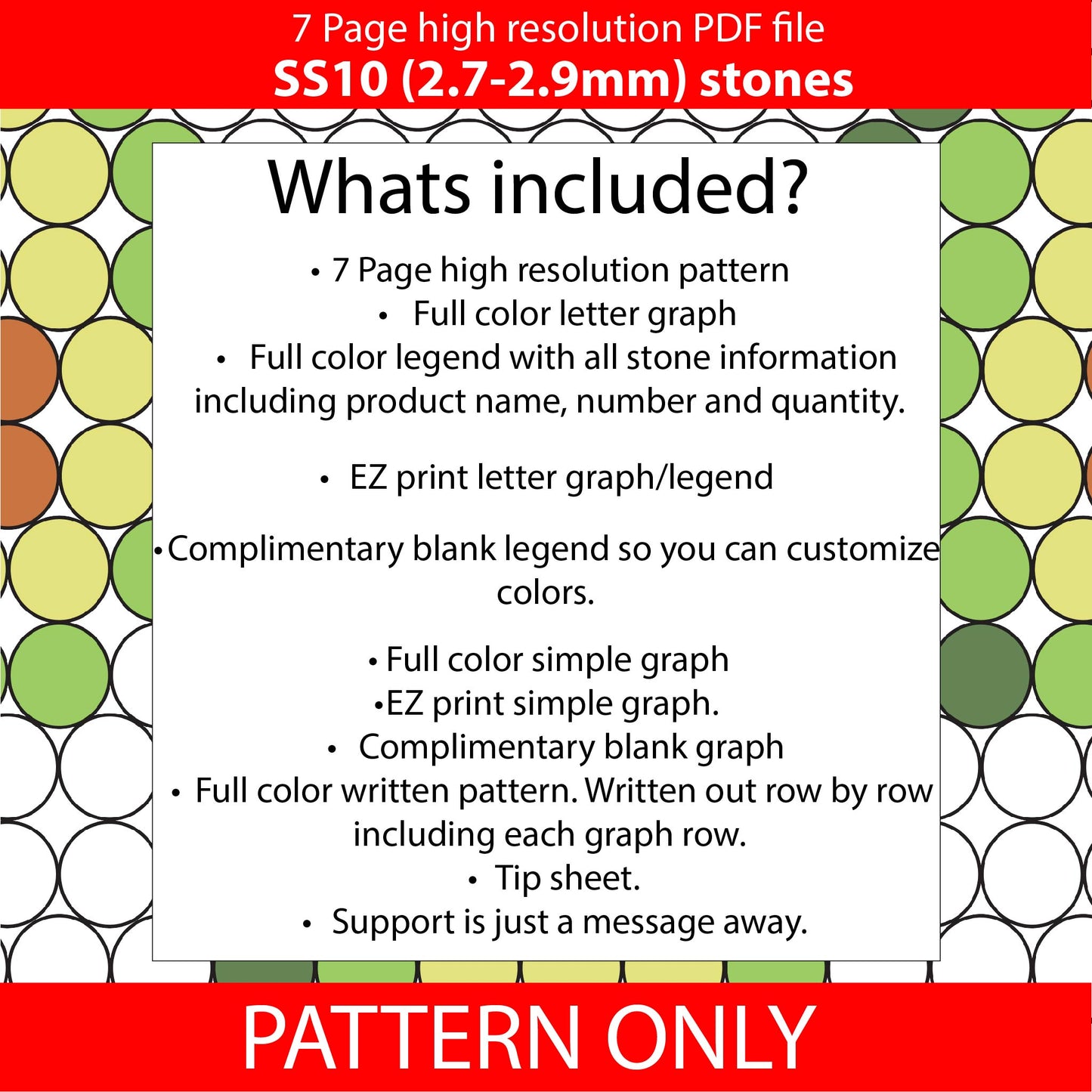 SS10 Basic Avocado bling pen graph,rhinestone pen pattern,bling pattern,rhinestone template,diy,linear honeycomb,Kawaii Avocado,Kawaii gifts
