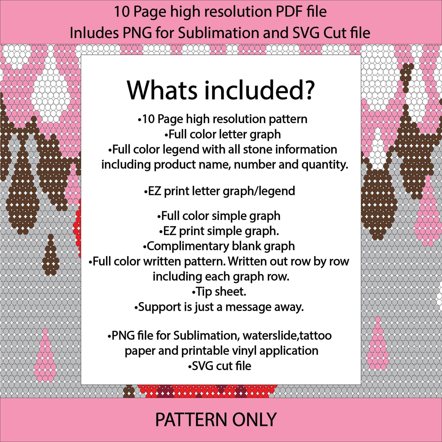 SS10 (2.7-2.9mm) Neapolitan Strawberry bling tumbler,rhintestone template,bling graph,tumbler wrap,bling sublimation,PNG,pdf,svg,diy,cute fruit,kawaii strawberry