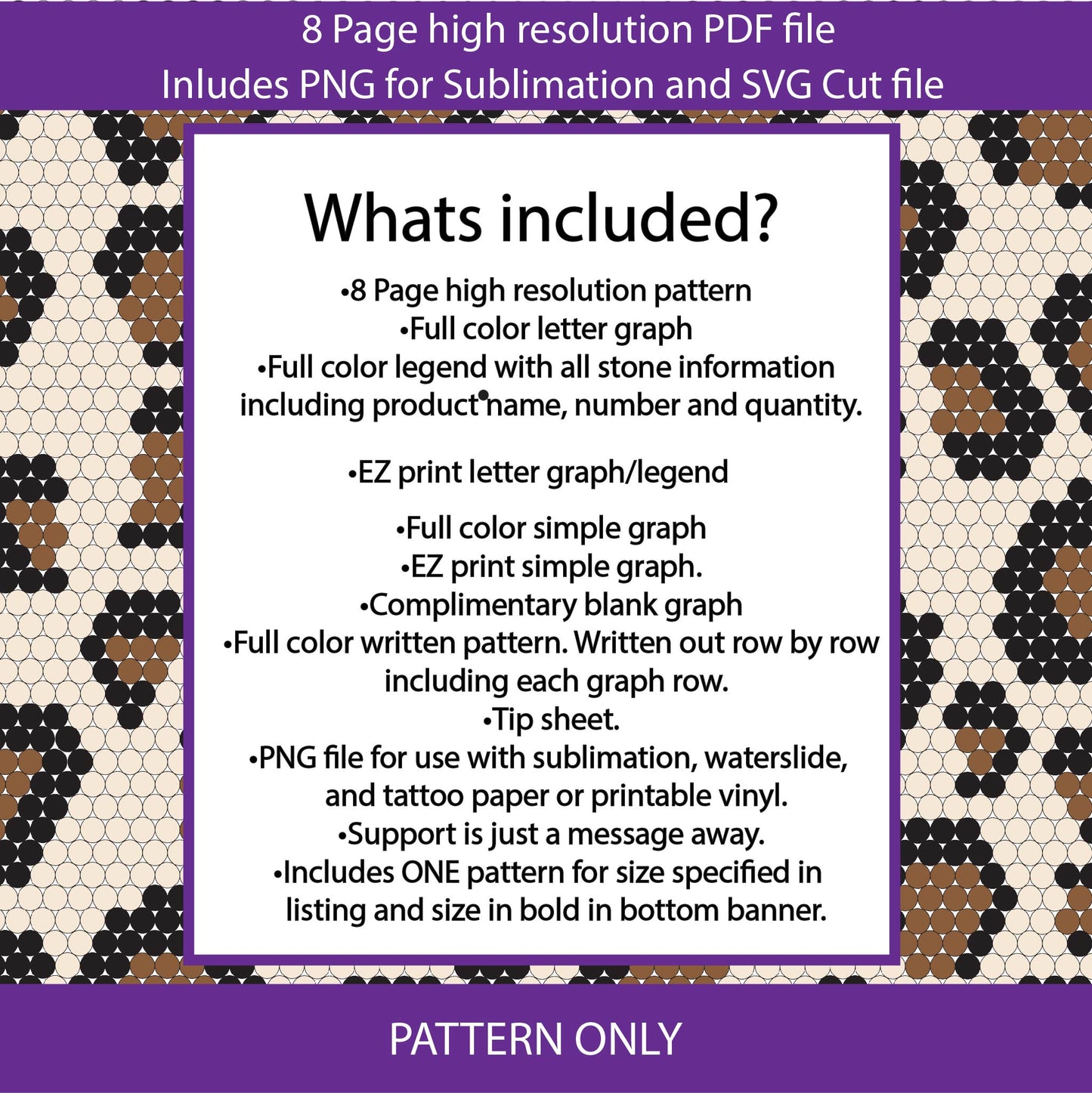 SS20 (4.8-5mm) Basic Leopard Print bling tumbler pattern,rhinestone tumblers,rhinestone patterns,bling patterns,diy,leopard bling,sublimation,png,svg