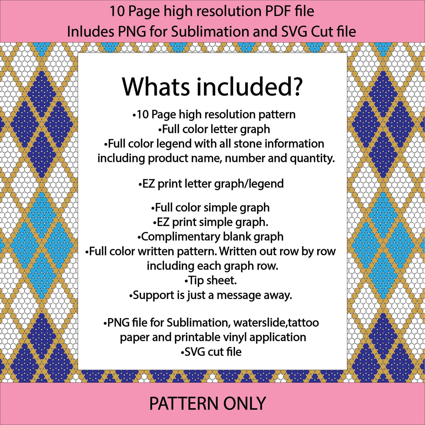 SS20 (4.8-5mm) Hanukkah Argyle bling tumbler pattern,rhinestone tumblers,rhinestone patterns,bling patterns,diy,leopard bling,sublimation,png,svg