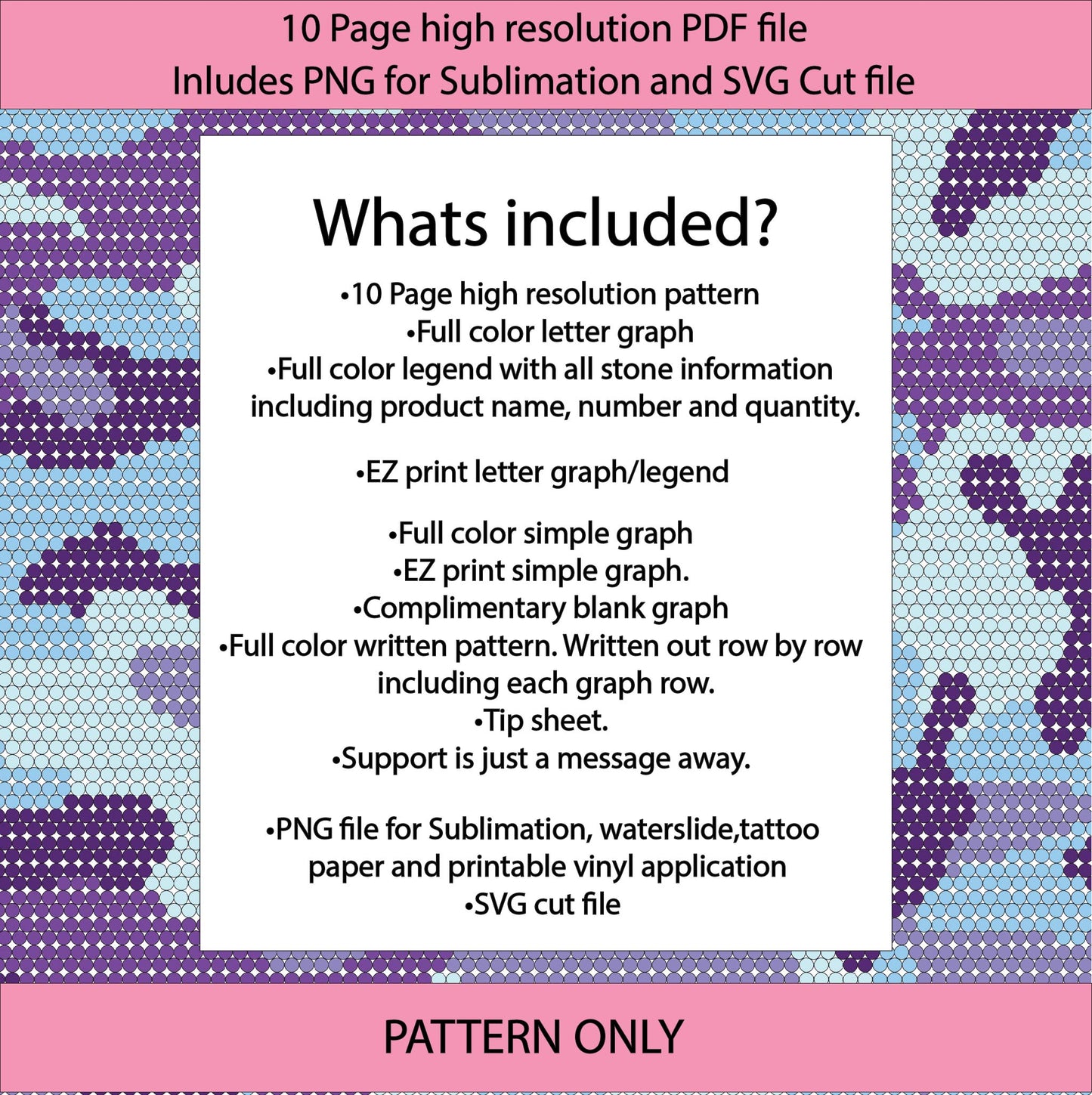 SS10 (2.7-2.9mm) Arctic Camo bling tumbler pattern,rhinestone tumblers,rhinestone patterns,bling patterns,sublimation,gifts for her,camouflage,pink,diy