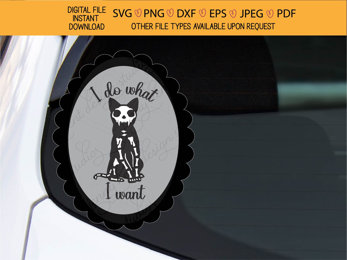 Skeleton Cat Cameo bundle,halloween cat decal,skeleton cat,spooky season, SVG,PNG,sublimation,print and cut,high resolution digital download