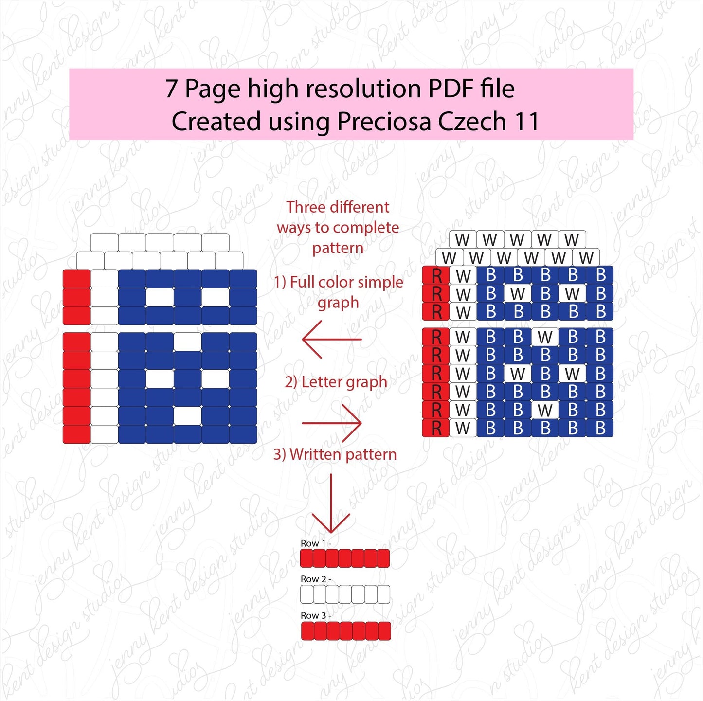 Short American Flag brick stitch and fringe Preciosa Ornela earring pattern,size 11 seed bead,square stitch,pattern,diy,beadweaving,patriot