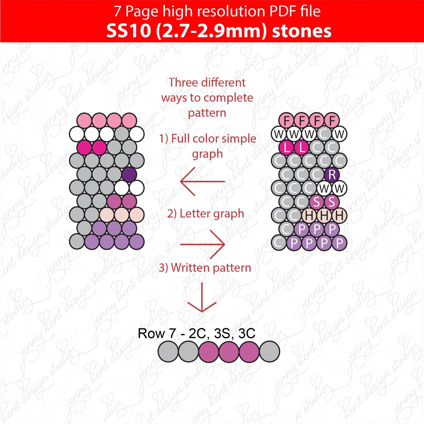 SS10 (2.7-2.9mm) Serape Hearts bling pen template,rhinestone pen pattern, bling pattern,rhinestone template,diy,dotz,valentine day bling pen,pink hearts,love