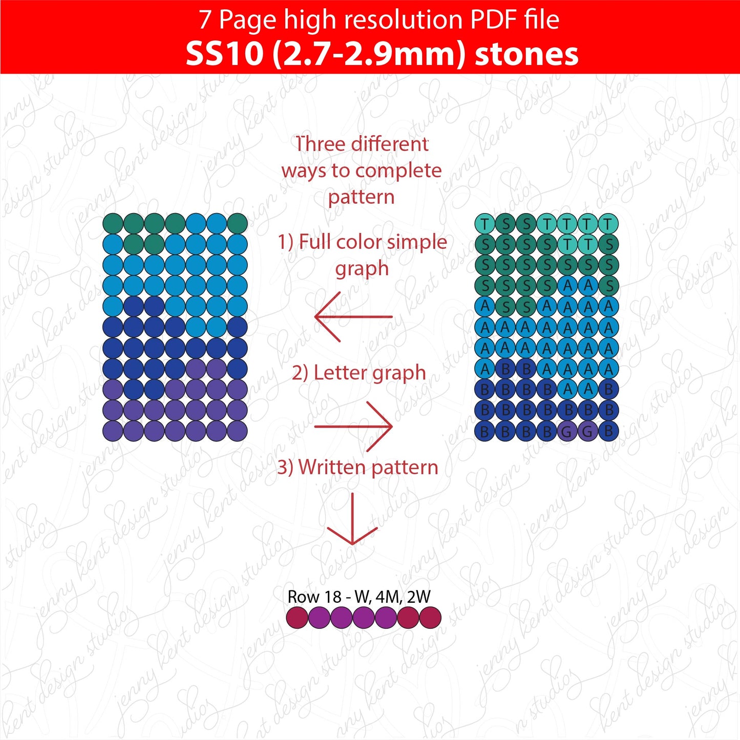SS10 (2.7-2.9mm)Mountain Sunset Abstract bling pen,bling pen template,rhinestone pen pattern,rainbow neon bling pattern,rhinestone template,diy,dotz,ombre
