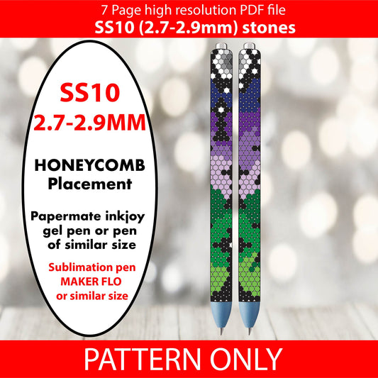 SS10 (2.7-2.9mm) Spooky Graveyard,papermate inkjoy bling template,stainless pen blank templates,rhinestone template,halloween,spooky season,scary movies