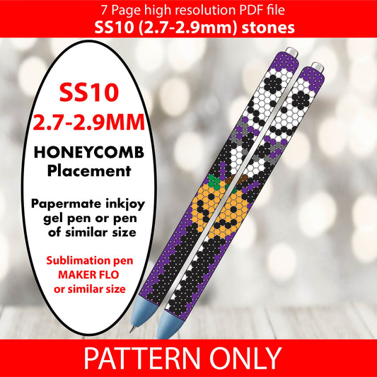 SS10 (2.7-2.9mm) Jack The Skeleton Bling Pen,spooky season,stainless pen templates,rhinestone graph,halloween bling,spooky gifts,halloween skeletons