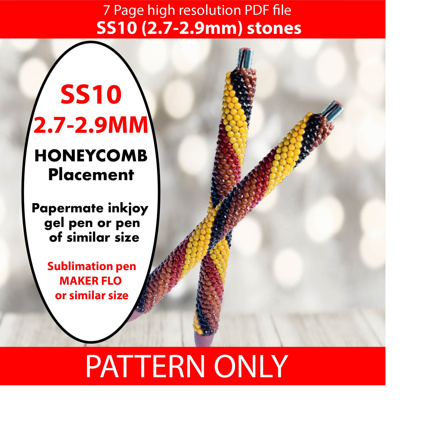 SS10 (2.7-2.9mm) Autumn twist bling pen,bling pen template,rhinestone pen pattern,rainbow neon bling pattern,rhinestone template,diy,dotz,rainbow stripes