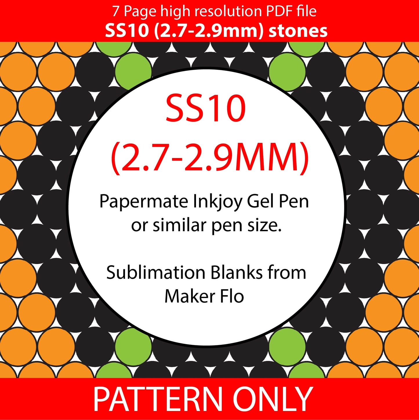 SS10 (2.7-2.9mm) Argyle Halloween bling pen,bling pen template,Rhinestone pen pattern,Graph template,Rhinestone template,diy,dotz,halloween,spooky diamonds