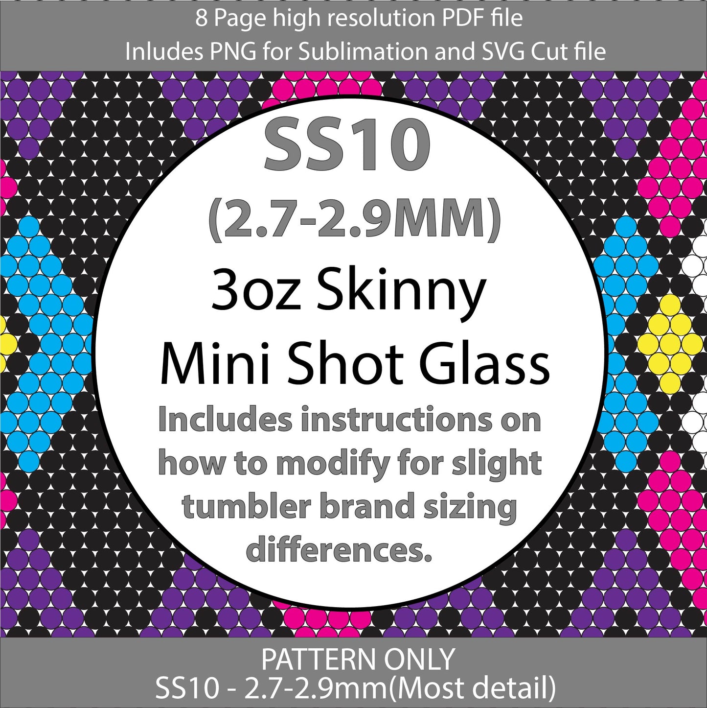 SS10 (2.7-2.9mm) 3oz Bold Abstract Argyle Mini Skinny Tumbler,rhintestone template,bling graph,tumbler wrap,bling sublimation,PNG,pdf,svg,diy