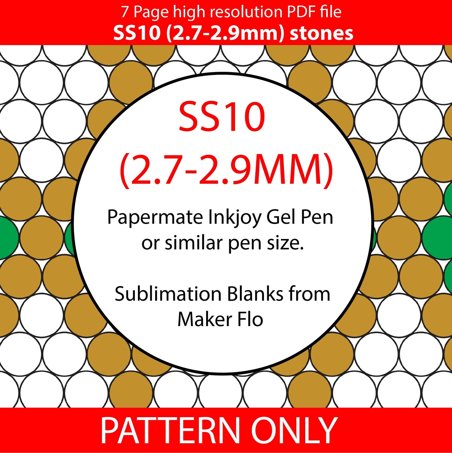 SS10 (2.7-2.9mm) Christmas Argyle bling pen graph,bling template,rhinestone pattern,bling pen wrap,PDF,full color pattern,honeycomb,dotz,peppermint,custom