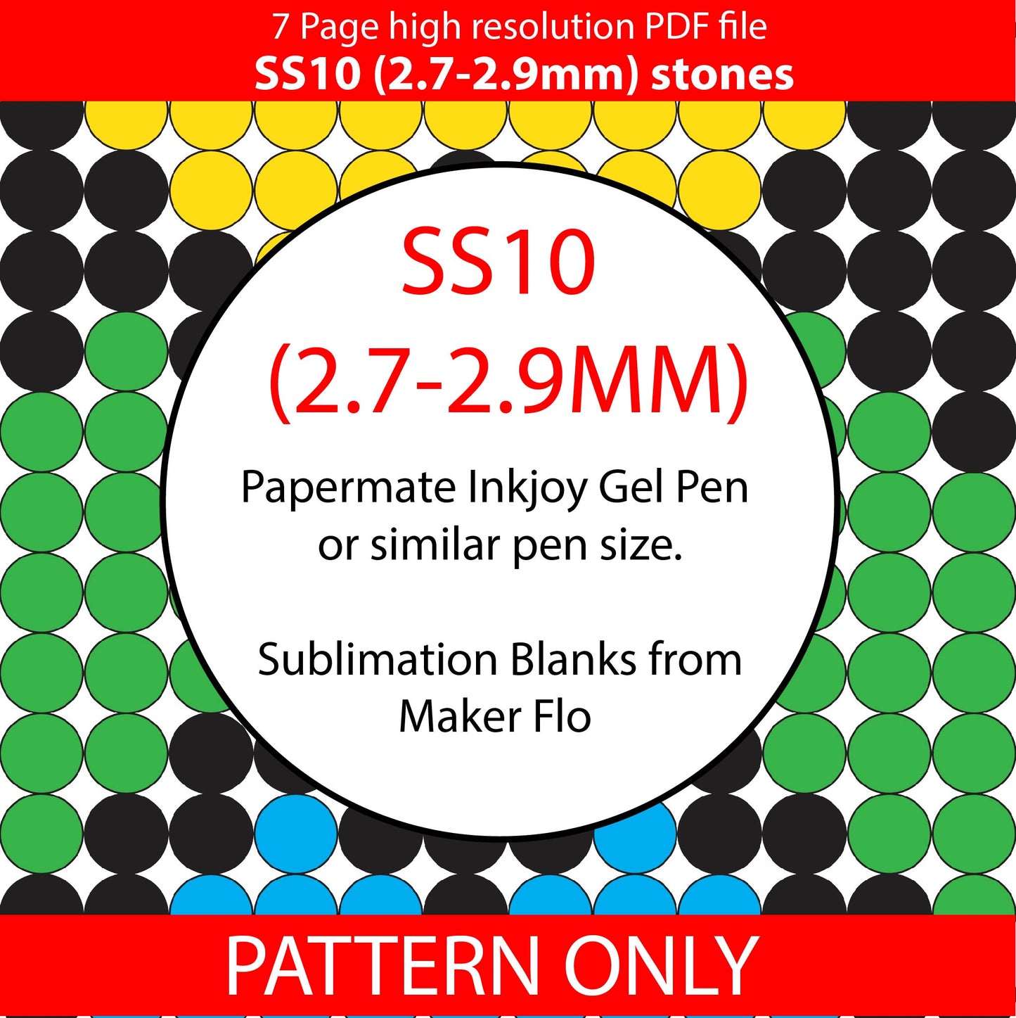 SS10 (2.7-2.9mm) Midnight Rainbow Hearts bling pen,bling pen template,Rhinestone pen pattern,Graph template,Rhinestone template,diy,dotz,nightime hearts, heart bling pen, bling pen wraps, pen sublimation wraps (Copy)