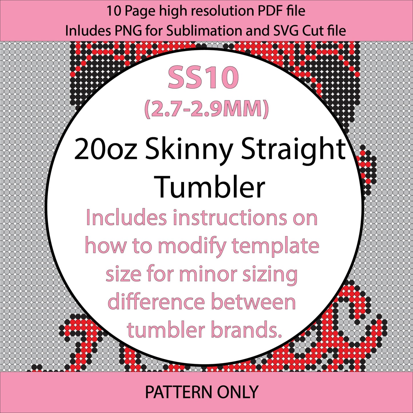 SS10 Aries bling tumbler,zodiac,constellation,bling pattern,bling tumbler graph,rhinestone tumbler, linear template, horoscope, astrology
