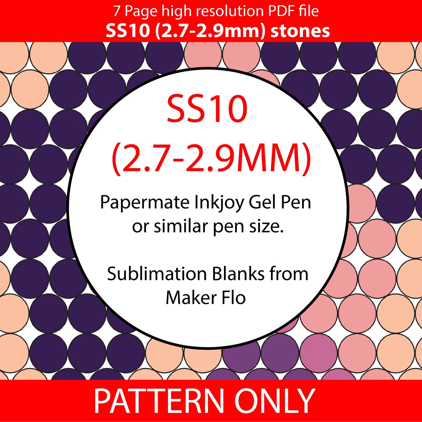 SS10 (2.7-2.9mm) Sunset Camo Bling Pen,papermate inkjoy bling template,stainless pen,templates,rhinestone template,Pink camo,camo bling,purple camo