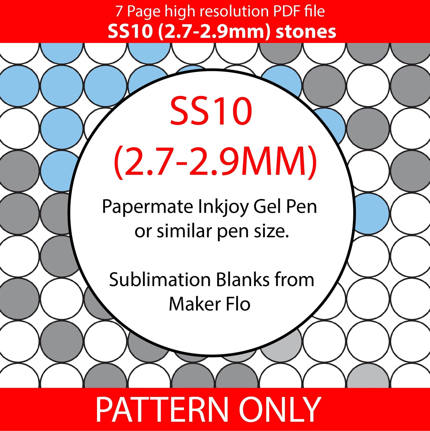SS10 (2.7-2.9mm) Snowflake Serape Twist bling pen graph,bling template,rhinestone pattern,bling pen wrap,PDF,full color pattern,linear,dotz,custom,burst,art
