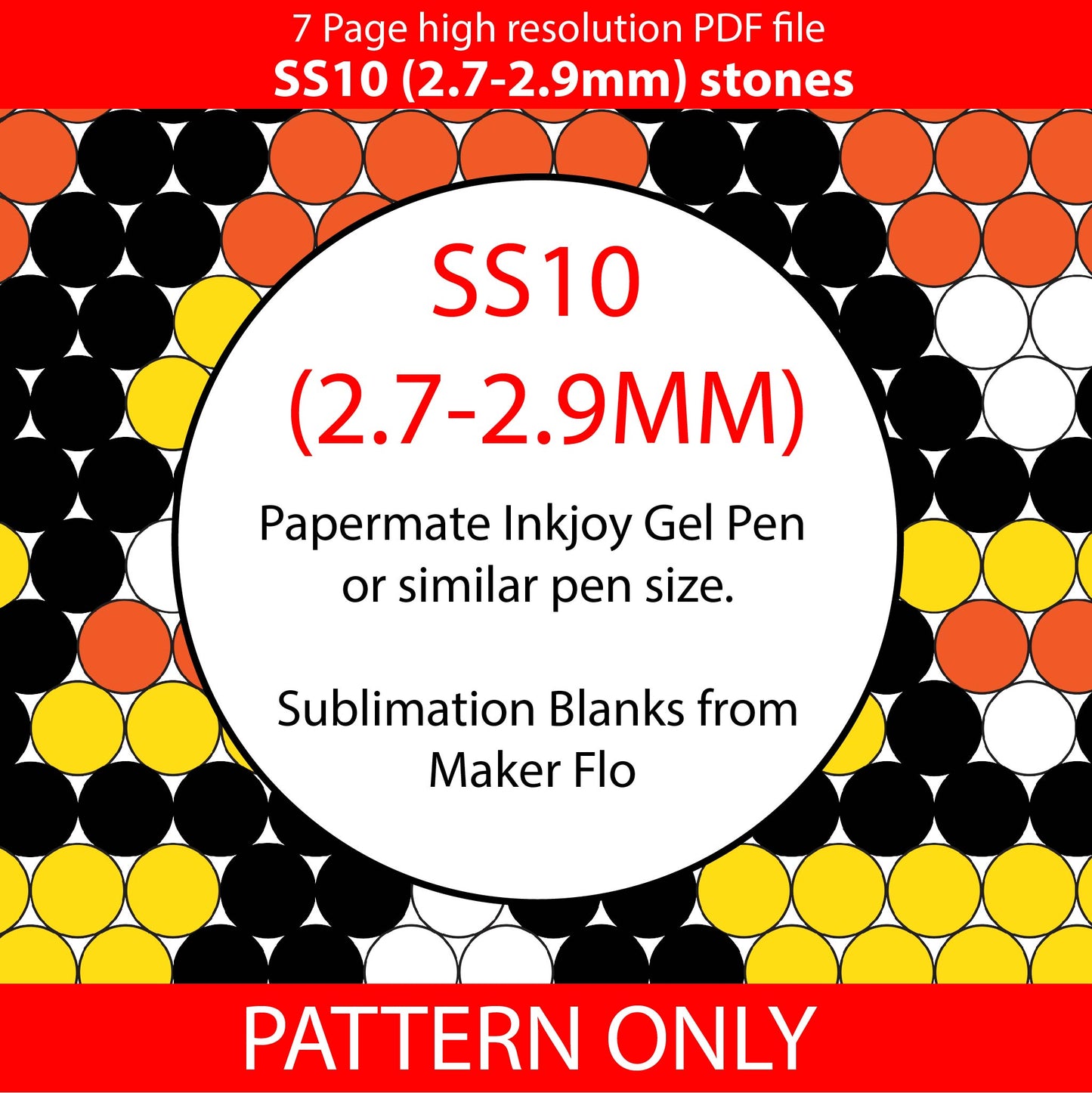 SS10 (2.7-2.9mm) I Love Candy Corn bling pen,bling pen template,Rhinestone pen pattern,Graph template,Rhinestone template,diy,dotz,halloween,spooky diamonds