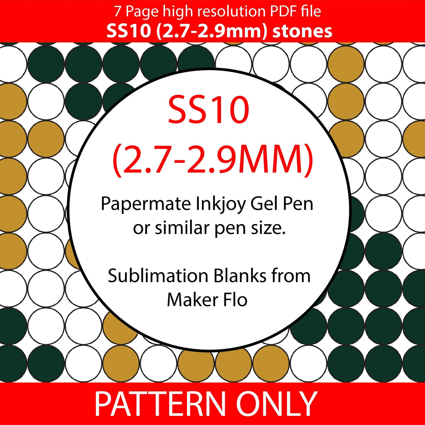 SS10 (2.7-2.9mm) Green N Gold Cross Twist Bling Pen,papermate inkjoy bling template,stainless pen,templates,rhinestone template,Cross template,cross pen