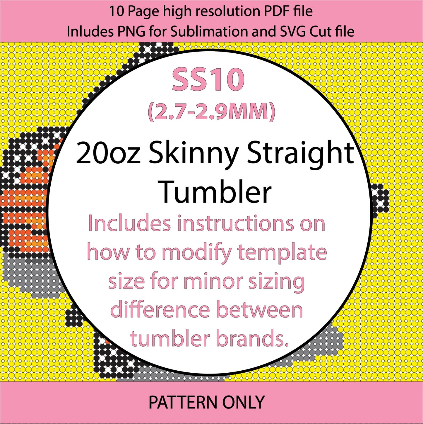 SS10 (2.7-2.9mm) Yellow Monarch Butterfly Bling Tumbler,Bling graph,graph,monarch pattern,butterfly wrap,linear placement,sublimation,gifts for her,diy