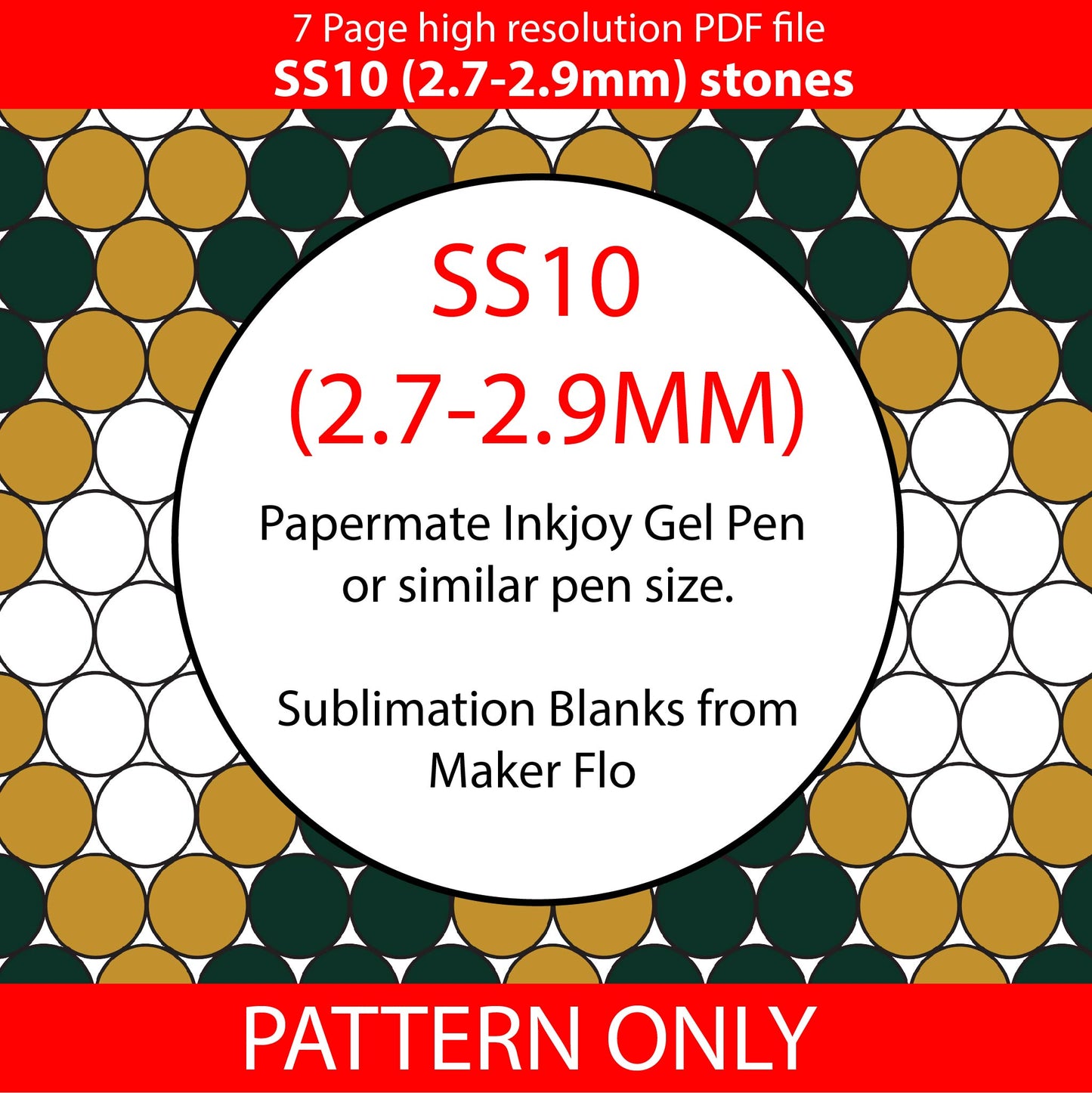 SS10 (2.7-2.9mm) Green Gold N White Diamond Bling Pen,papermate inkjoy bling template,stainless pen,templates,rhinestone template,green argyle,shiny