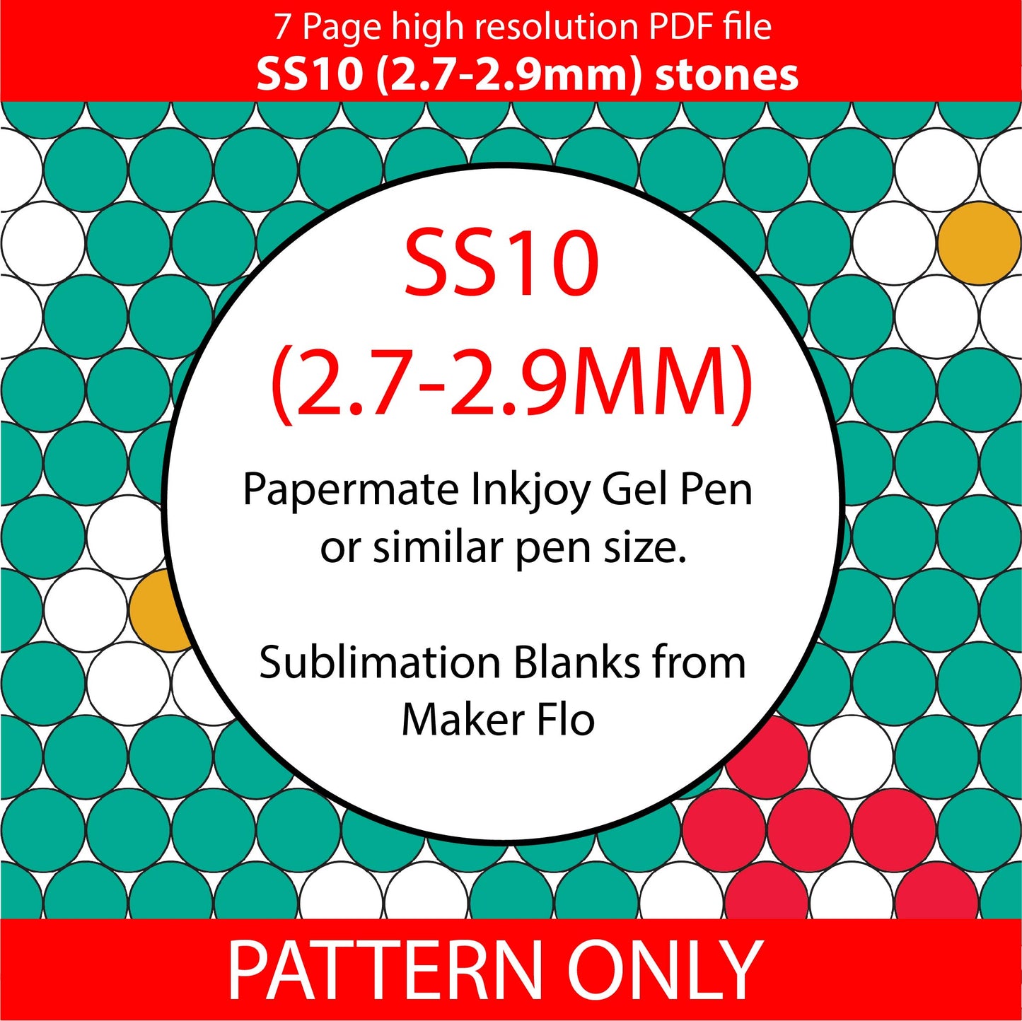 SS10 (2.7-2.9mm) Cute Fungi bling pen template,rhinestone pen pattern,rhinestone template,diy,dotz,honeycomb,mushroom template,mushroom gifts