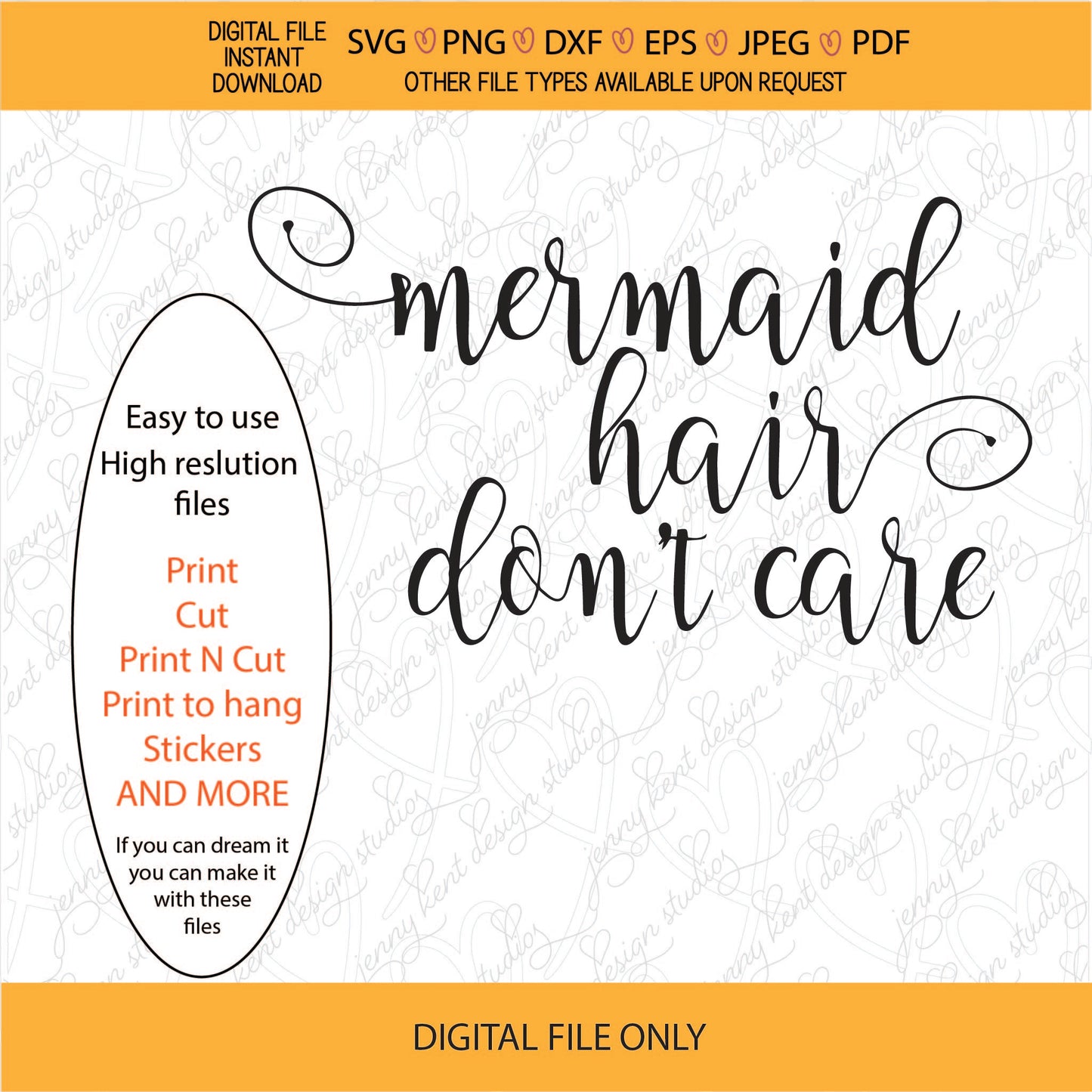 Mermaid hair don't care, epoxy tumblers,Scale tumbler  ,decals, vinyl, shells, waves, ocean,SVG, PNG ,jpeg ,eps ,dxf ,Cricut, silhouette