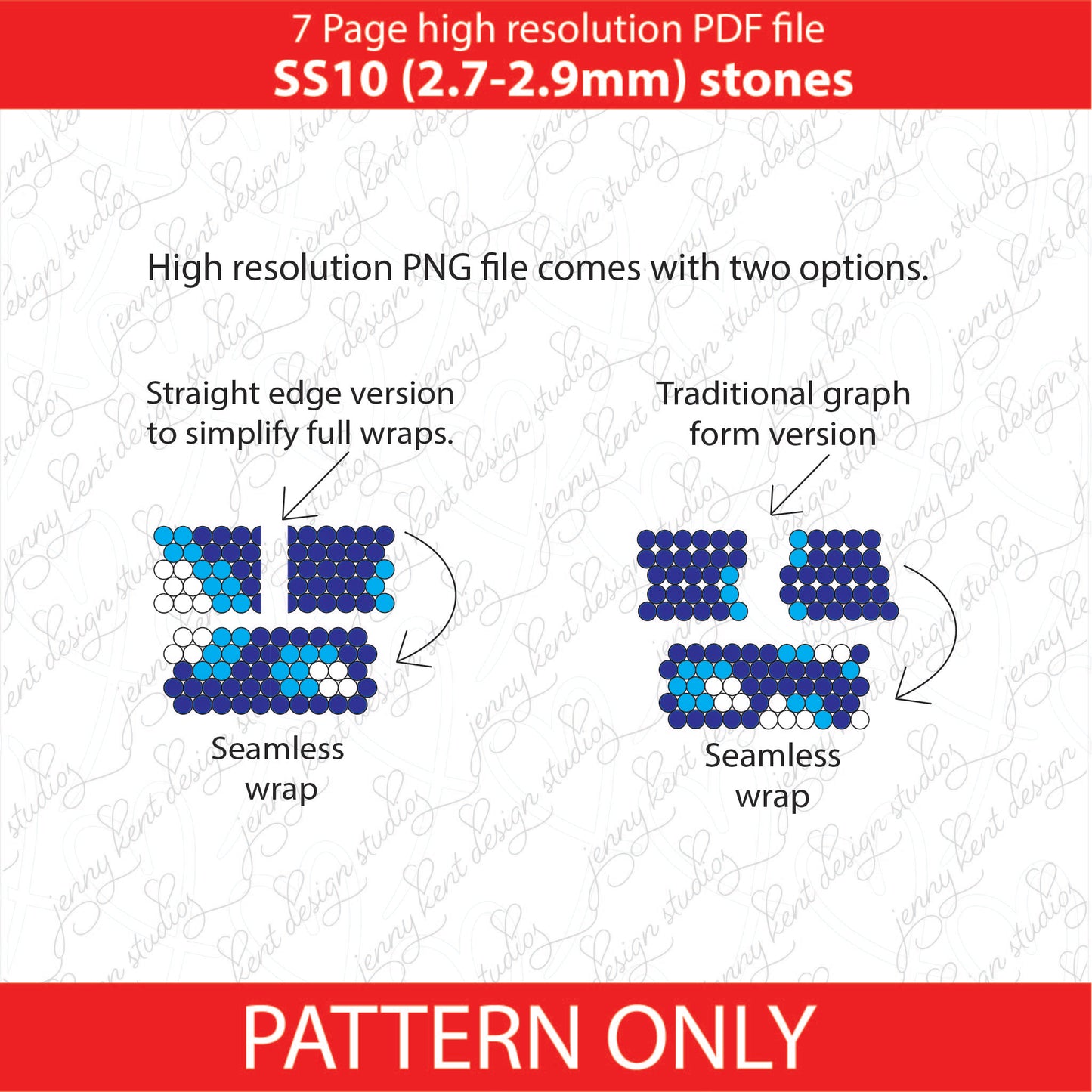 SS10 2.7-2.9mm) Mint Candy Cane Twist bling pen graph,bling template,rhinestone pattern,bling pen wrap,PDF,full color pattern,honeycomb,dotz,peppermint,gift