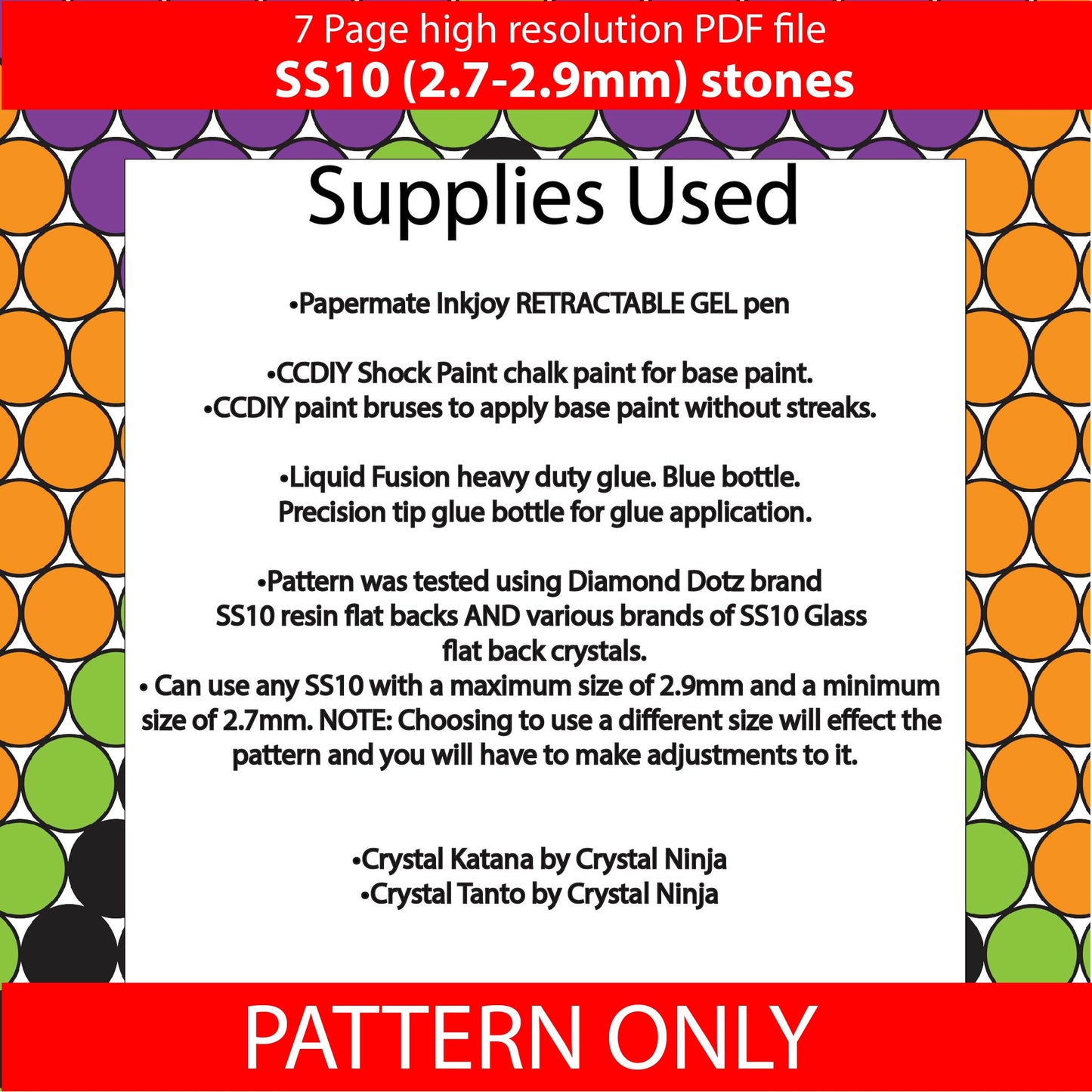 SS10 Abstract Argyle Halloween bling pen,bling pen template,Rhinestone pen pattern,Graph template,Rhinestone template,diy,dotz,diamonds,labyrinth