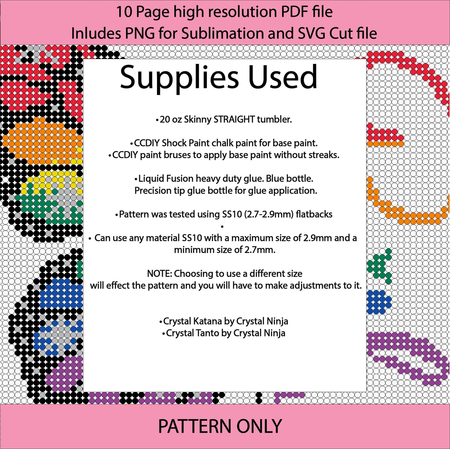 SS10 (2.7-2.9mm) Faith Rainbow Butterfly Bling Tumbler,bling pattern,tumbler graph,rhinestone tumbler,linear template,prints,diy