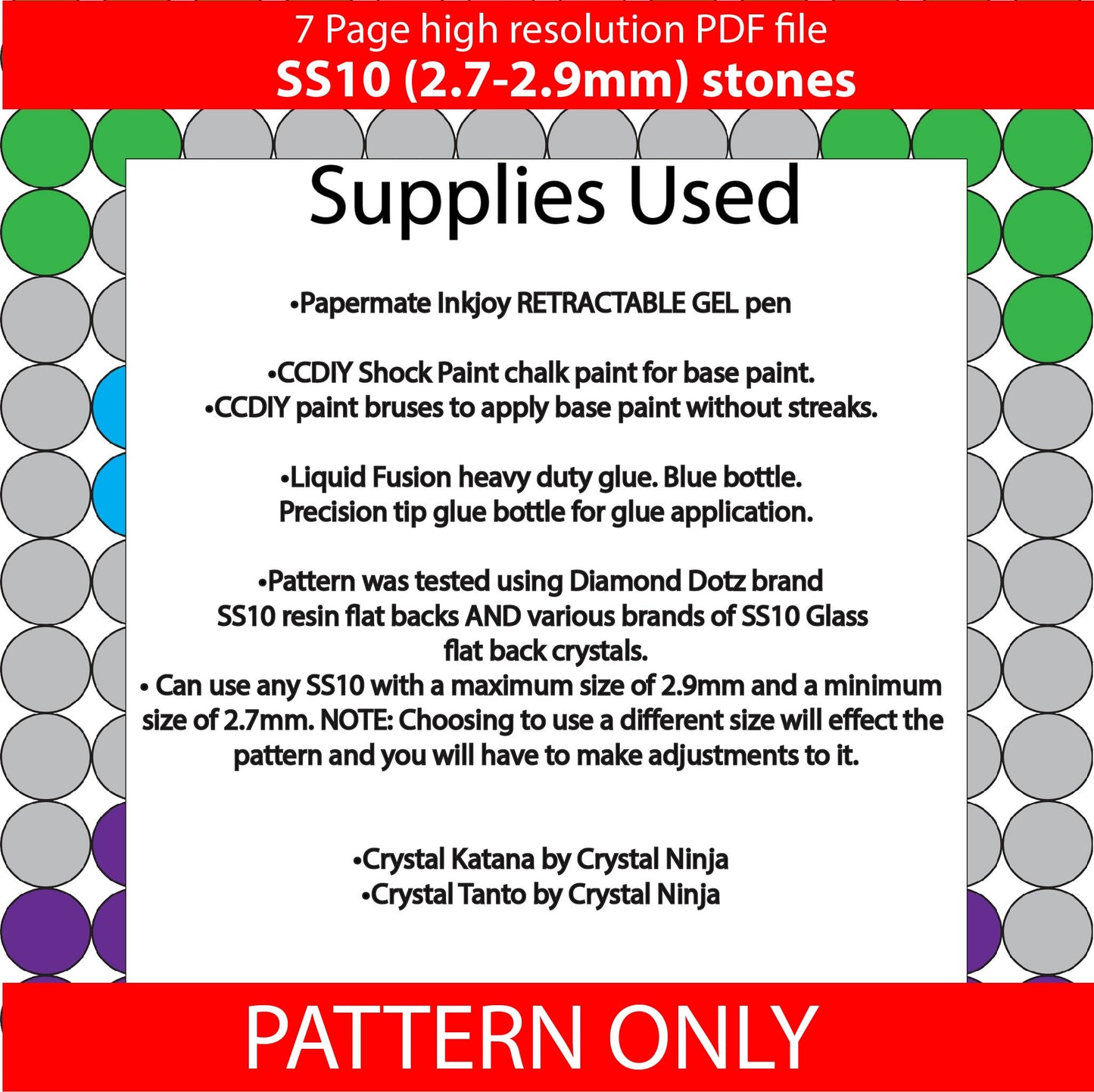 SS10 (2.7-2.9mm) Shining Rainbow Hearts bling pen,bling pen template,Rhinestone pen pattern,Graph template,Rhinestone template,diy,dotz,nightime hearts, heart bling pen, bling pen wraps, pen sublimation wraps