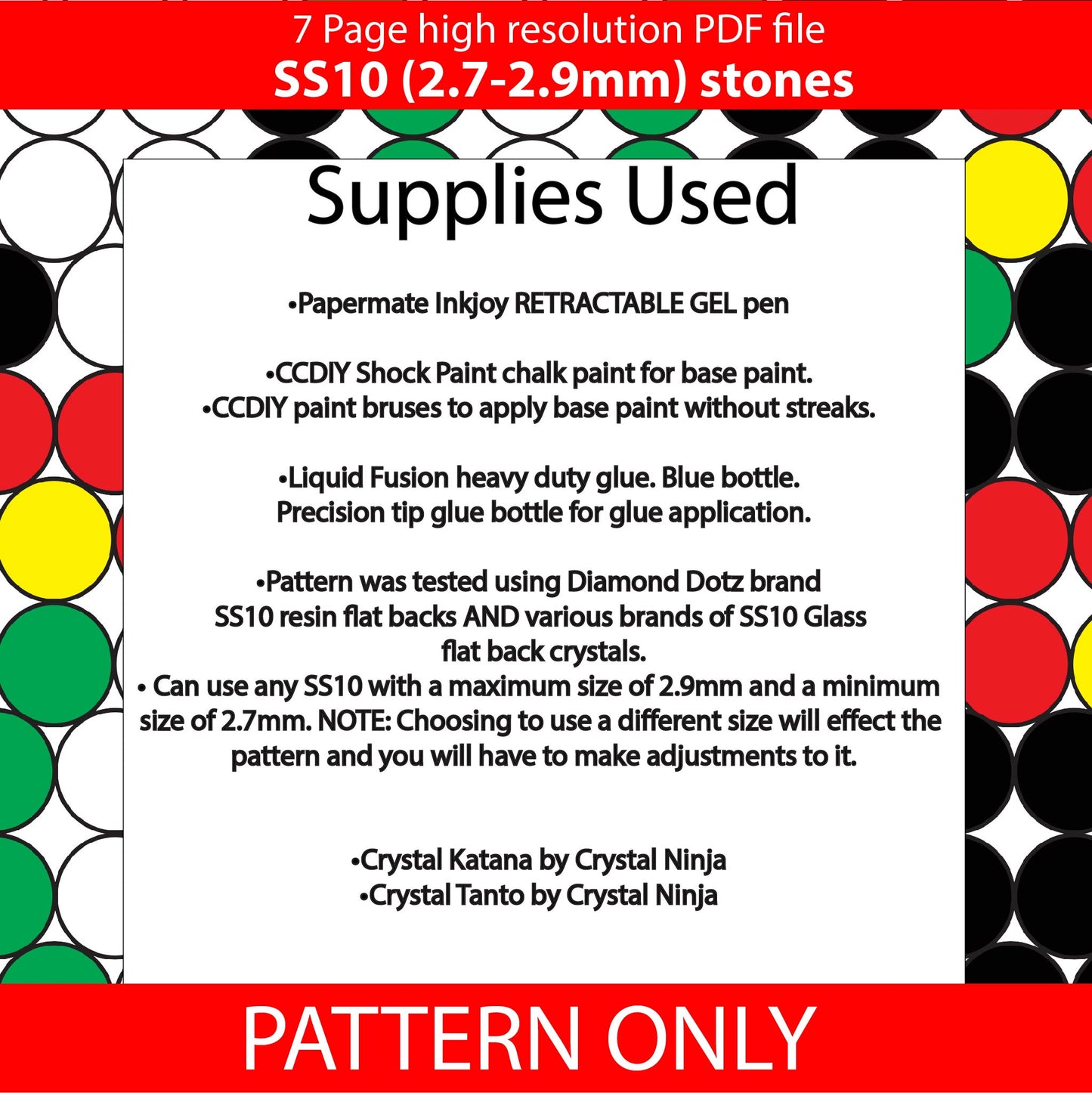 SS10 (2.7-2.9mm) Poppy Cow Print bling pen template,rhinestone pen pattern,bling pattern,rhinestone template,diy,dotz,abstract pattern,linear honeycomb