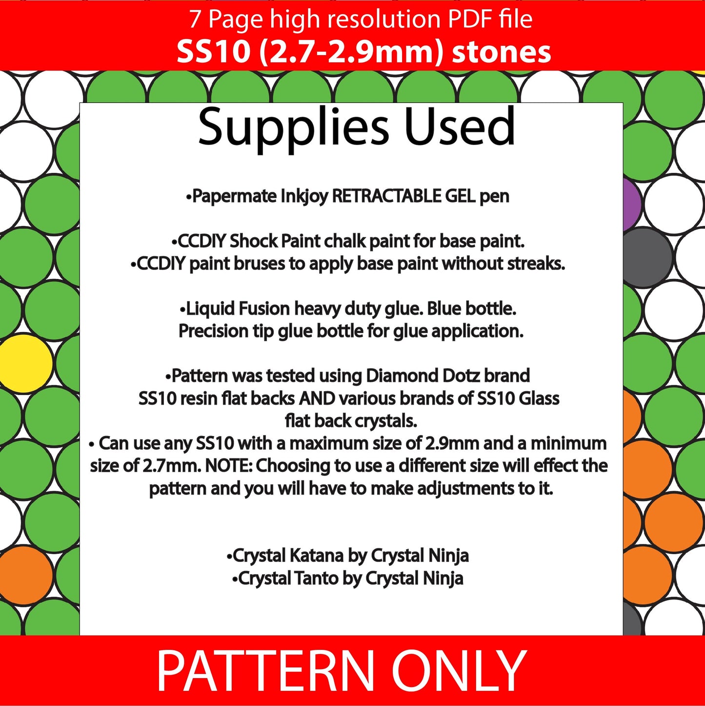 SS10 - 80's Neon Christmas Tree bling pen graph,bling template,rhinestone pattern,bling pen wrap,PDF,full color pattern,honeycomb,christmas,dotz