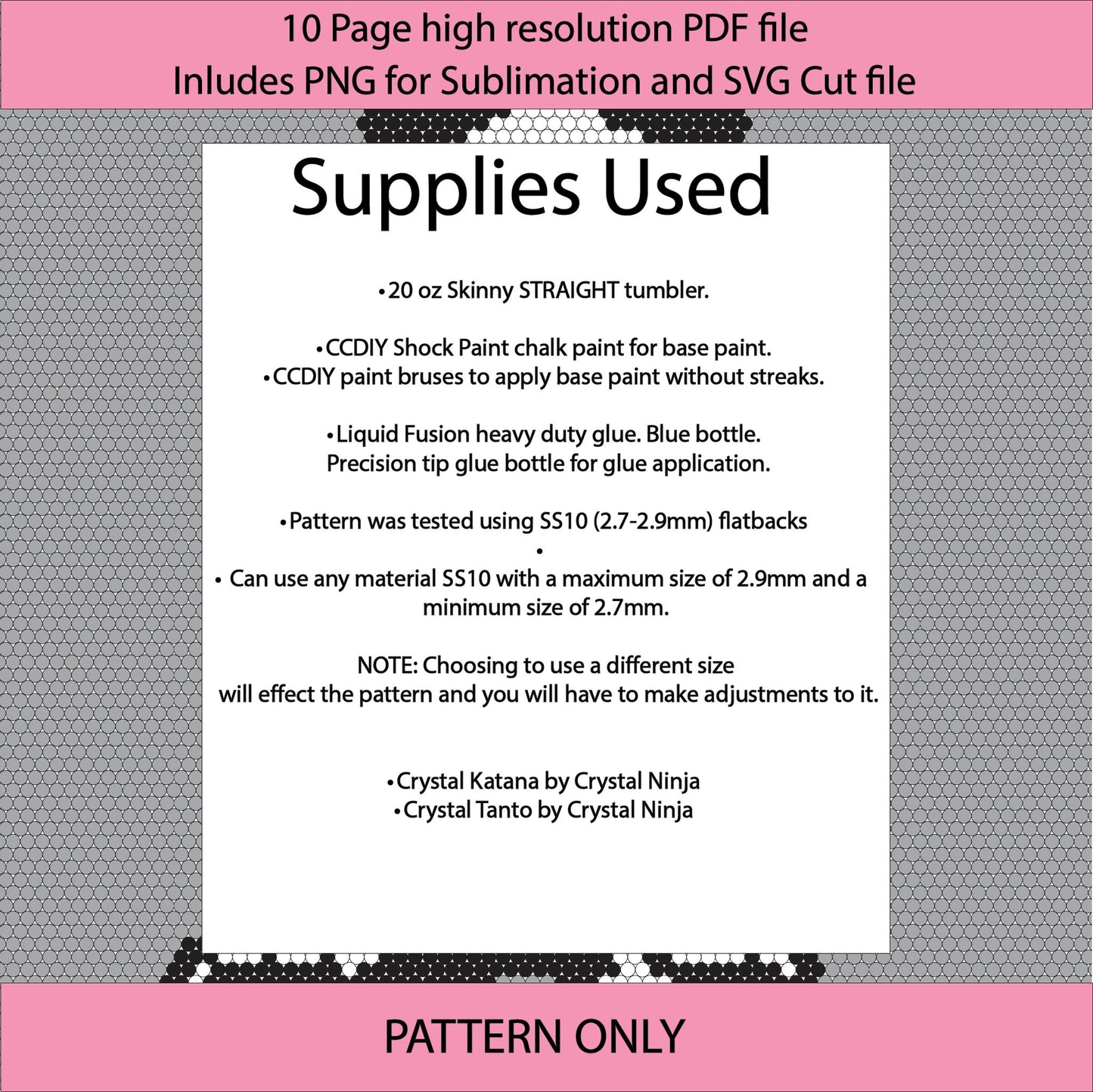 SS10 (2.7-2.9mm) Spooky Cat Silhouette bling tumbler,bling pattern,bling tumbler graph,rhinestone tumbler,linear tumbler template,halloween bling,scary trees (Copy)