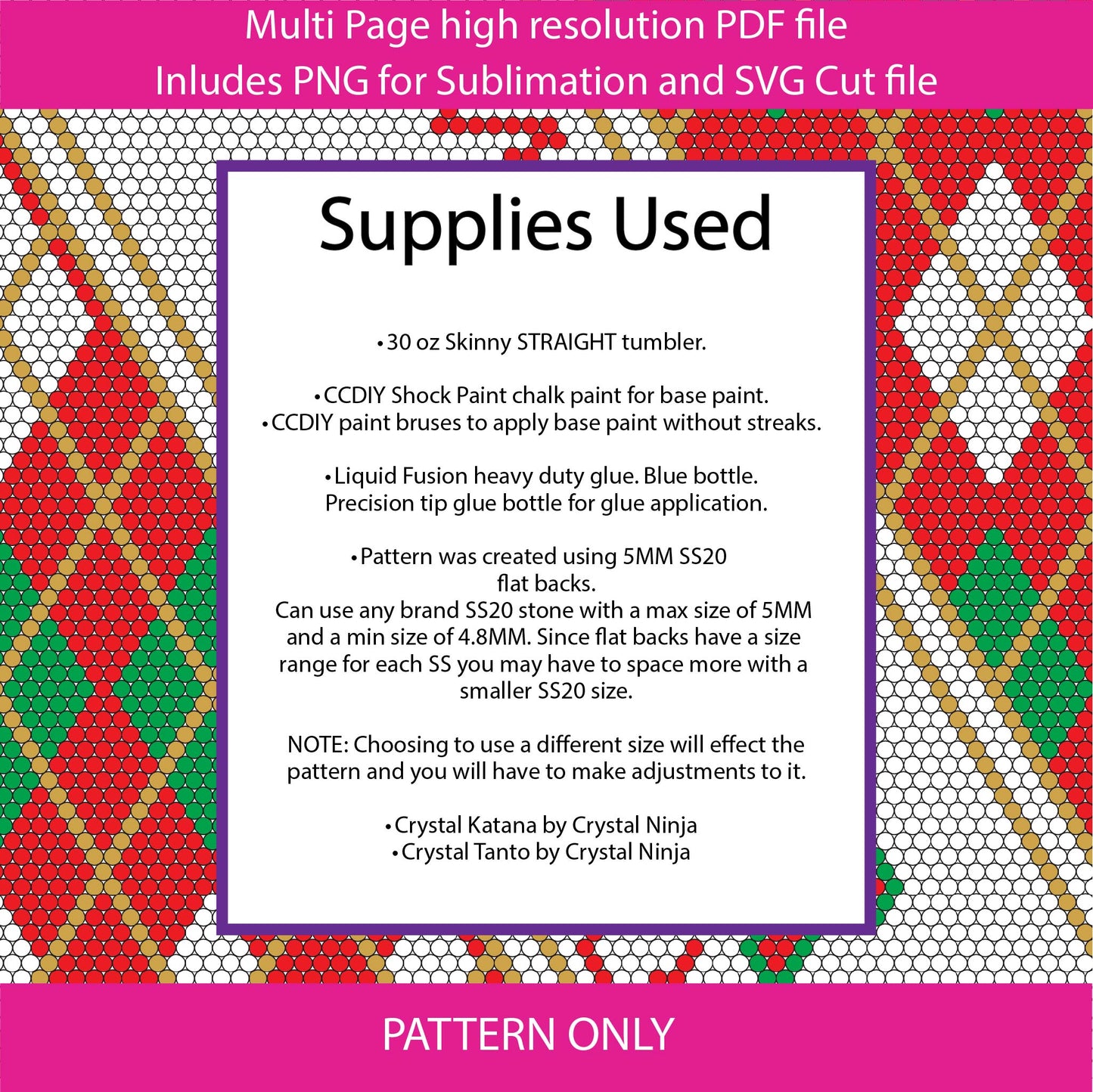 SS20 (4.8-5mm) 30OZ Ugly Sweater  bling tumbler,bling graph,rhinestone tumbler,Sparkly season,gifts for her, Pretty christmas lights,christimas argyle,diy