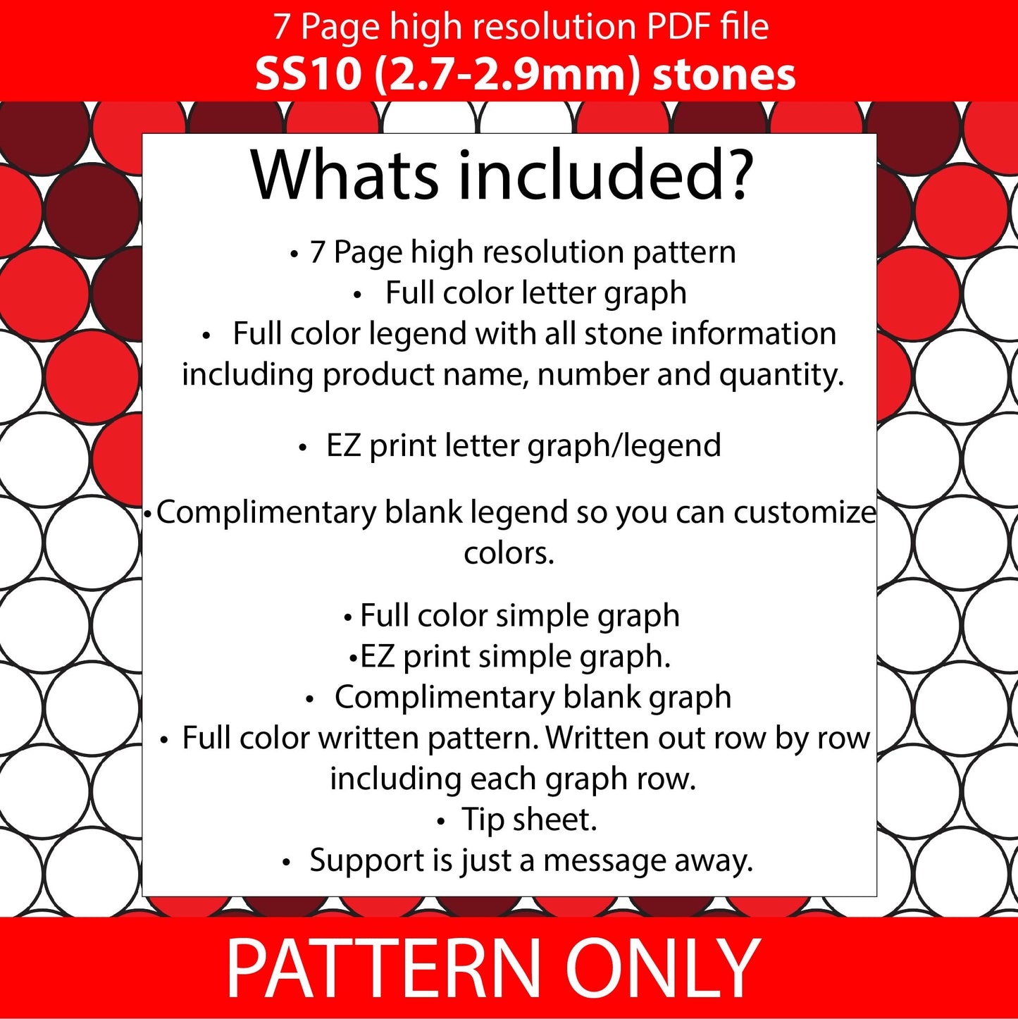 SS10 (2.7-2.9mm) Smiling Snowman bling pen graph,bling template,rhinestone pattern,bling pen wrap,PDF,full color pattern,honeycomb,christmas,dotz,diy,winter
